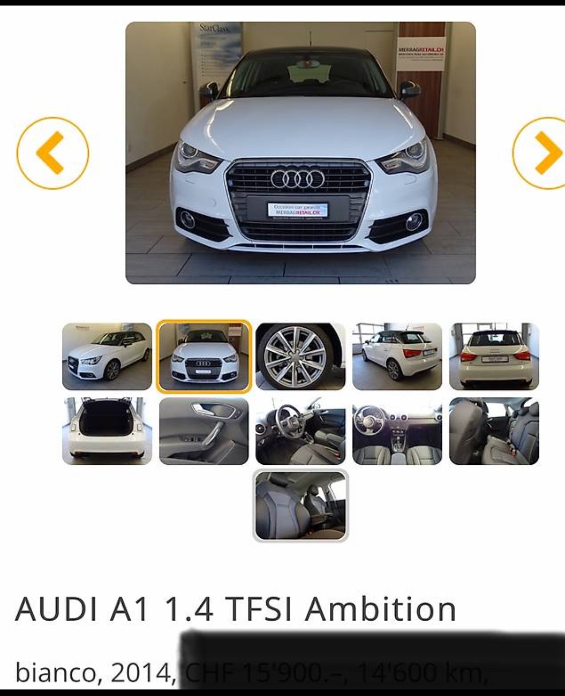 AUDI A1 Sportback 1.4 TFSI Ambition