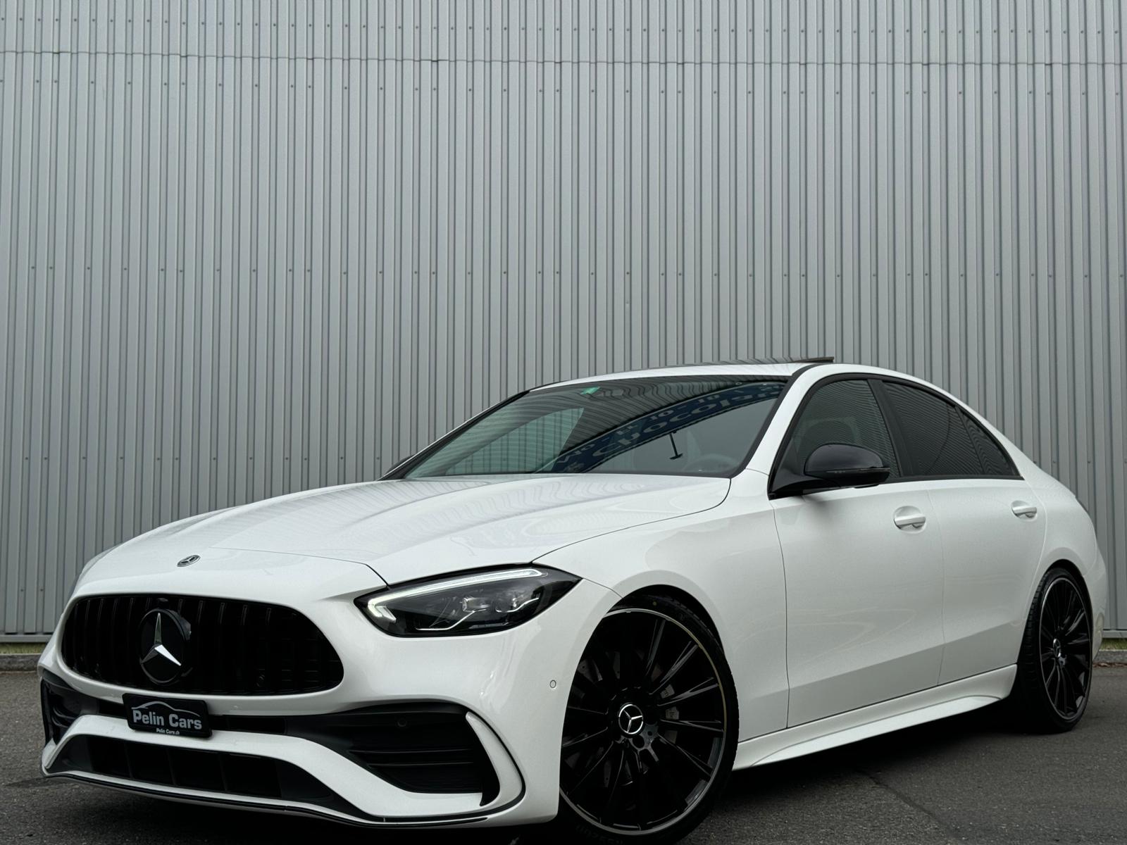 MERCEDES-BENZ C 180 AMG (C63s AMG Bodykit) Limited White&Black Performance 5 Jahre MB Vollgarantie & Gratisservice