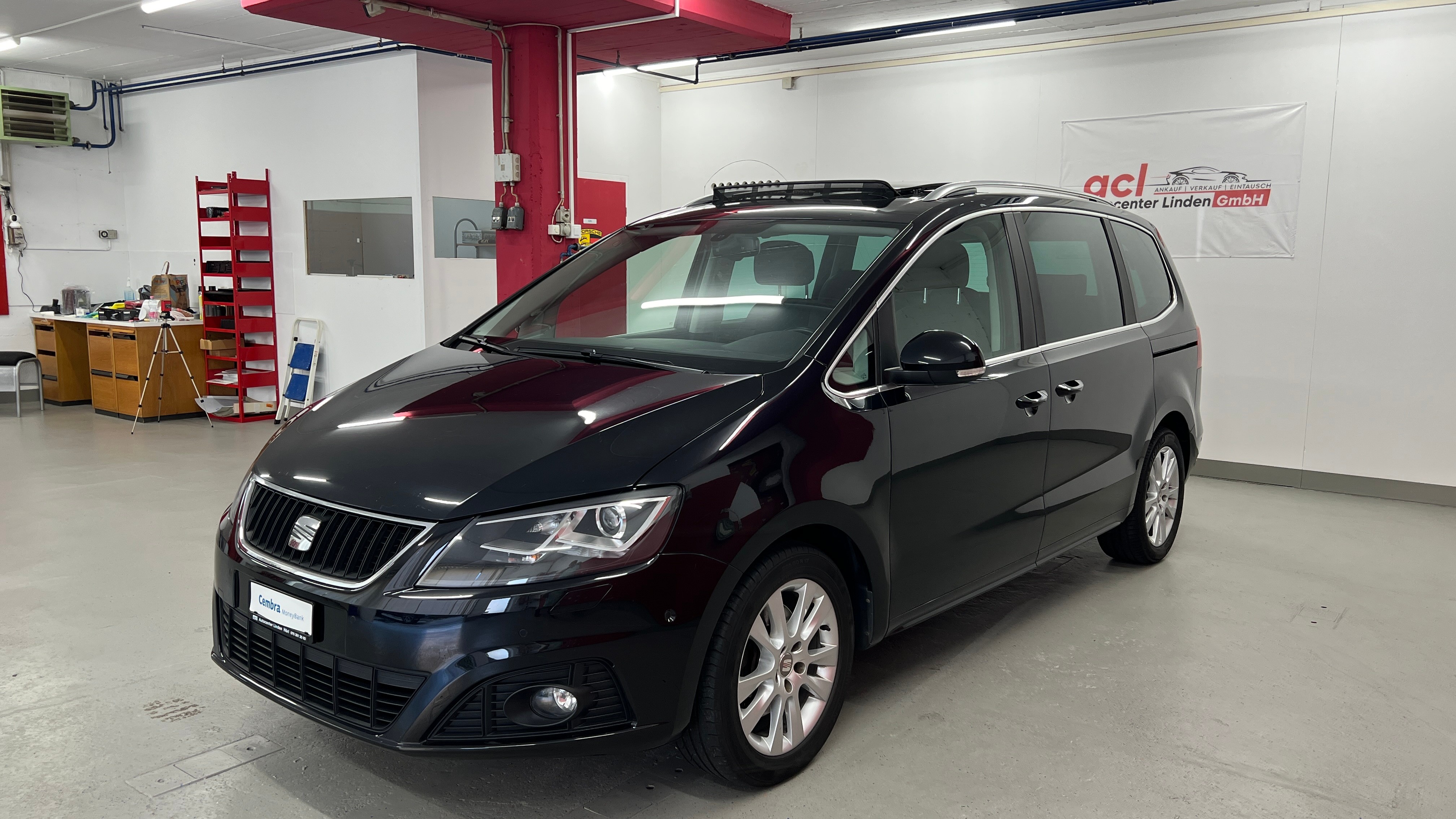 SEAT Alhambra 2.0 TDI Style DSG, Style Advanced Paket, 7 Sitze, 2X Kindersitzverr. 8 fach berädert Garntie uvm.