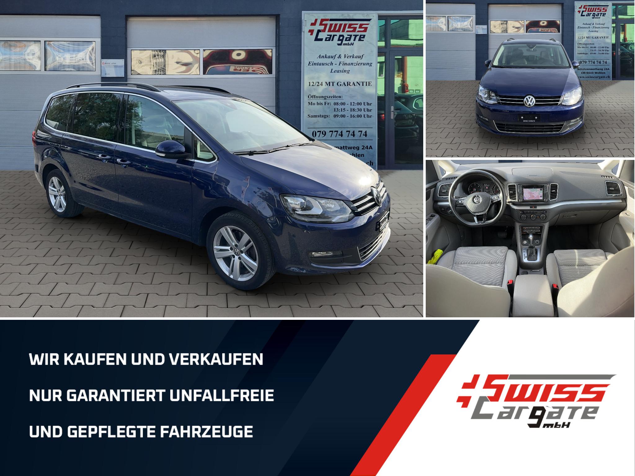 VW Sharan 2.0 TDI BMT Comfortline 4Motion DSG 7 Plätze mit AHK & Standheizung