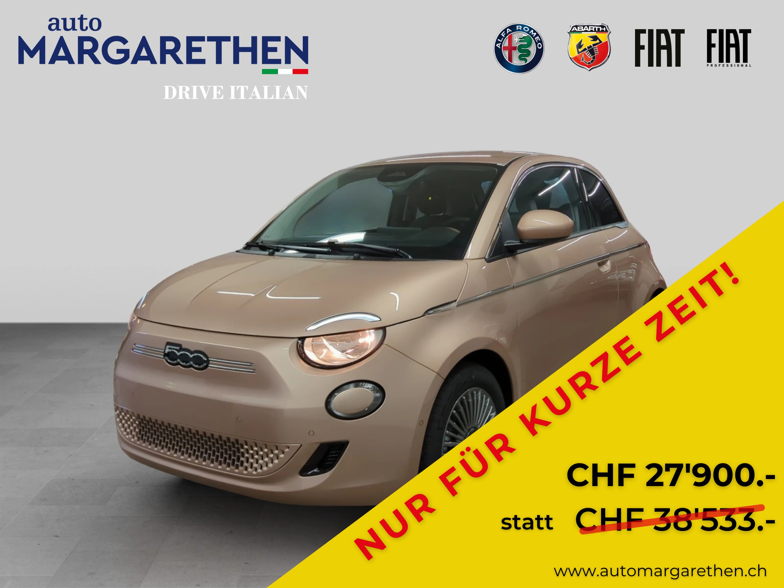 FIAT 500e Swiss Edition