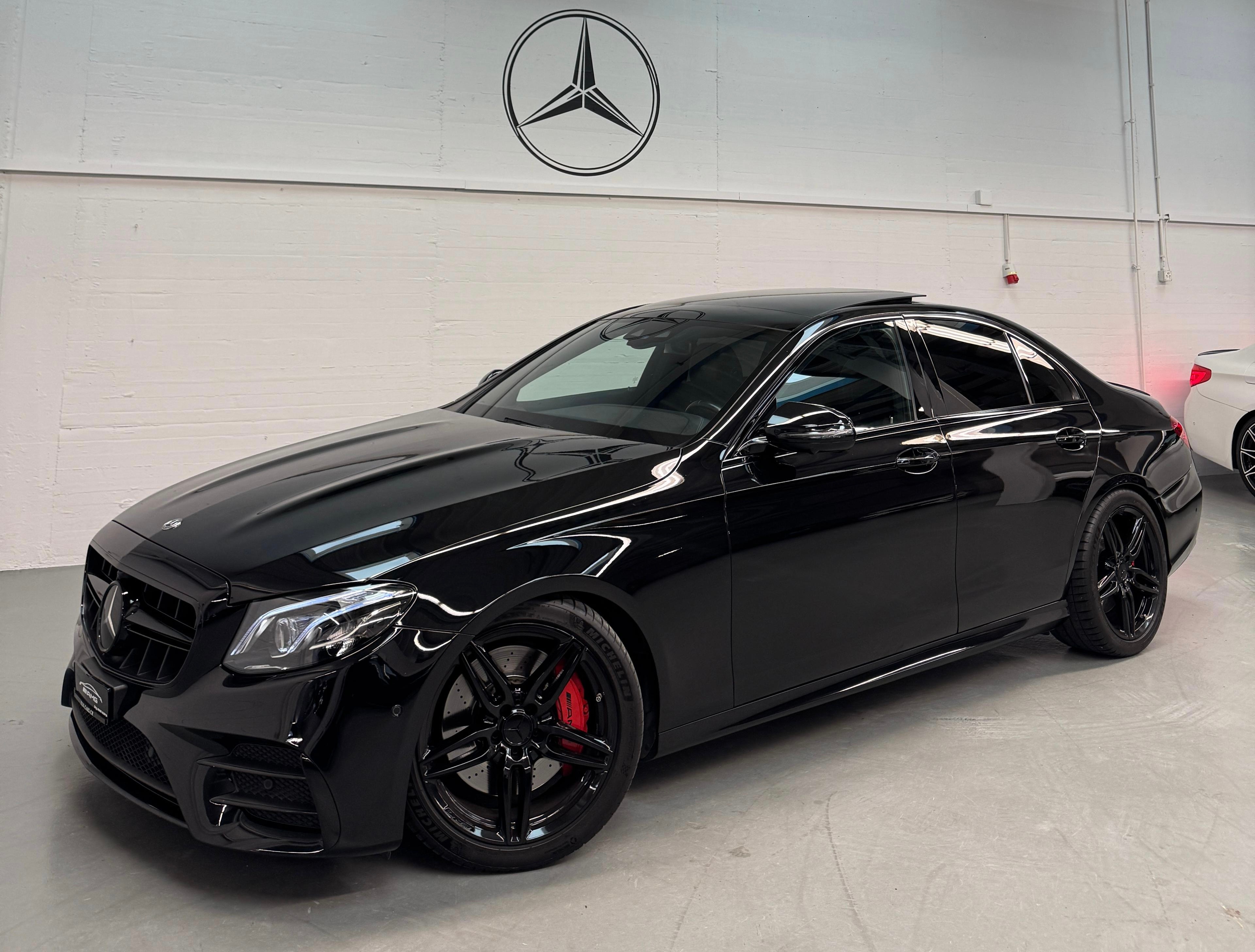 MERCEDES-BENZ E 53 AMG 4Matic+ Speedshift MCT ALL BLACK Performance 500PS / 10Jahre Gratisservice