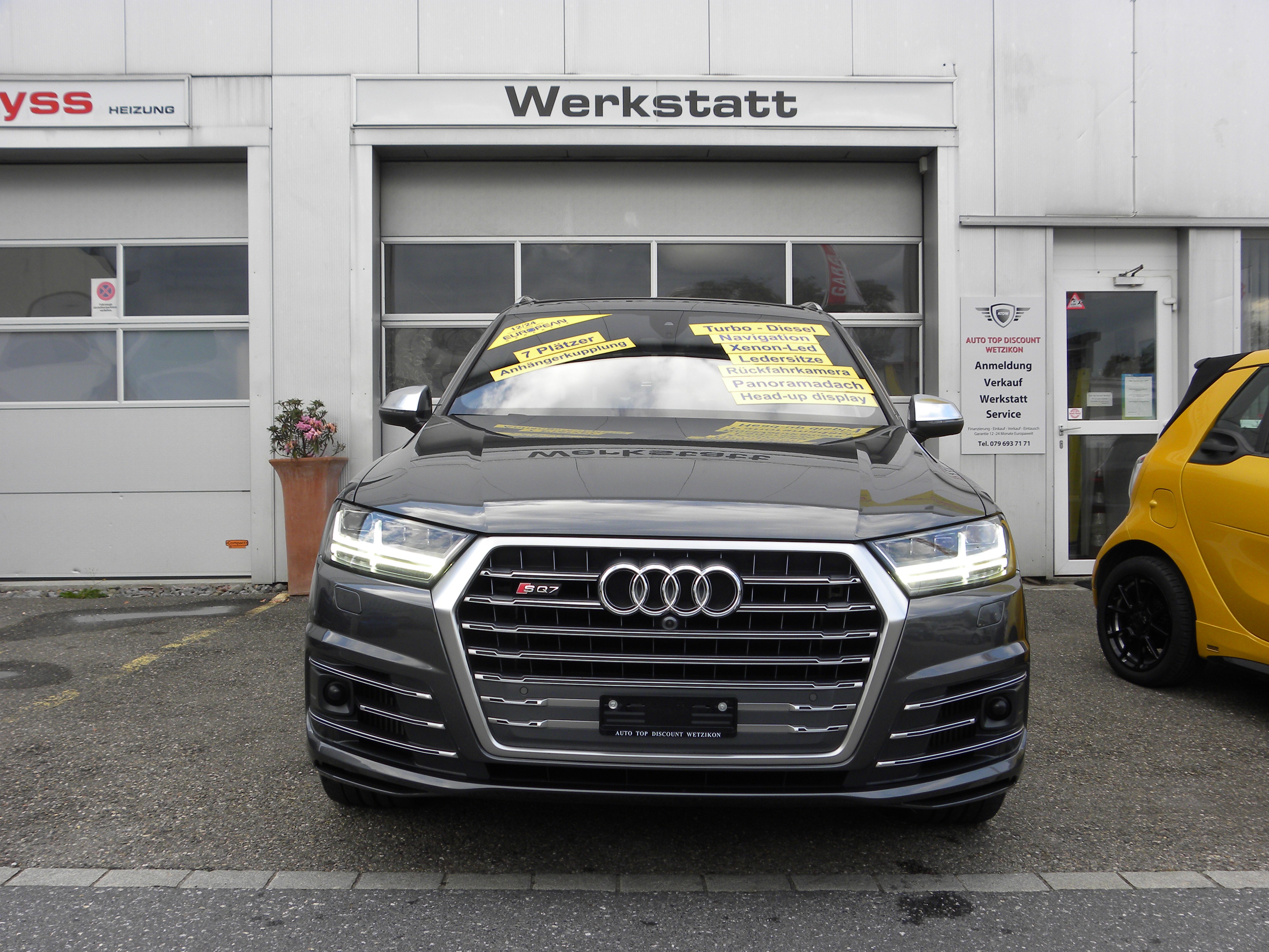 AUDI SQ7 4.0 TDI quattro tiptronic S-Line 7 Plätze