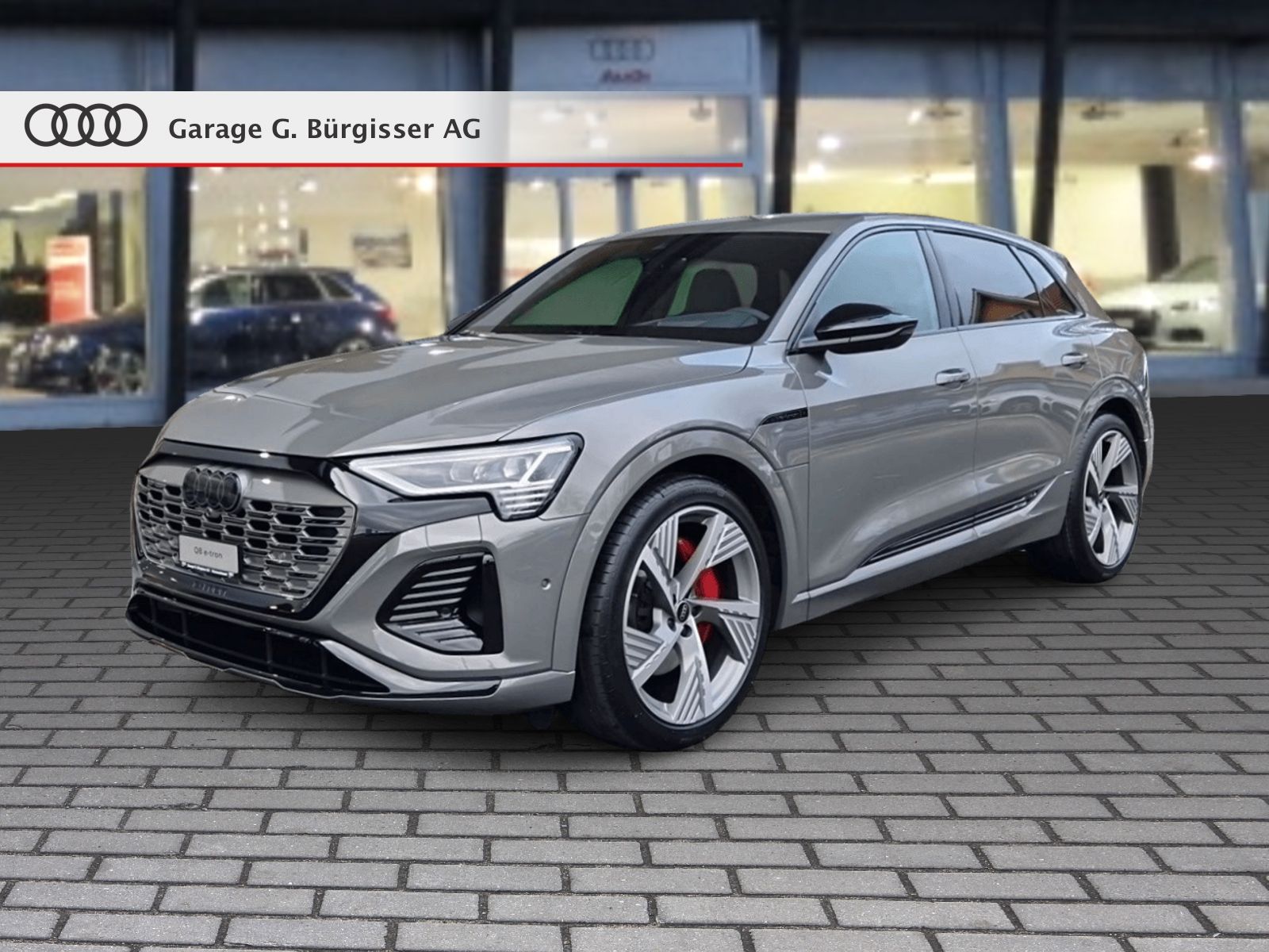 AUDI Q8 55 e-tron Black Edition quattro Chronusgrau Metallic