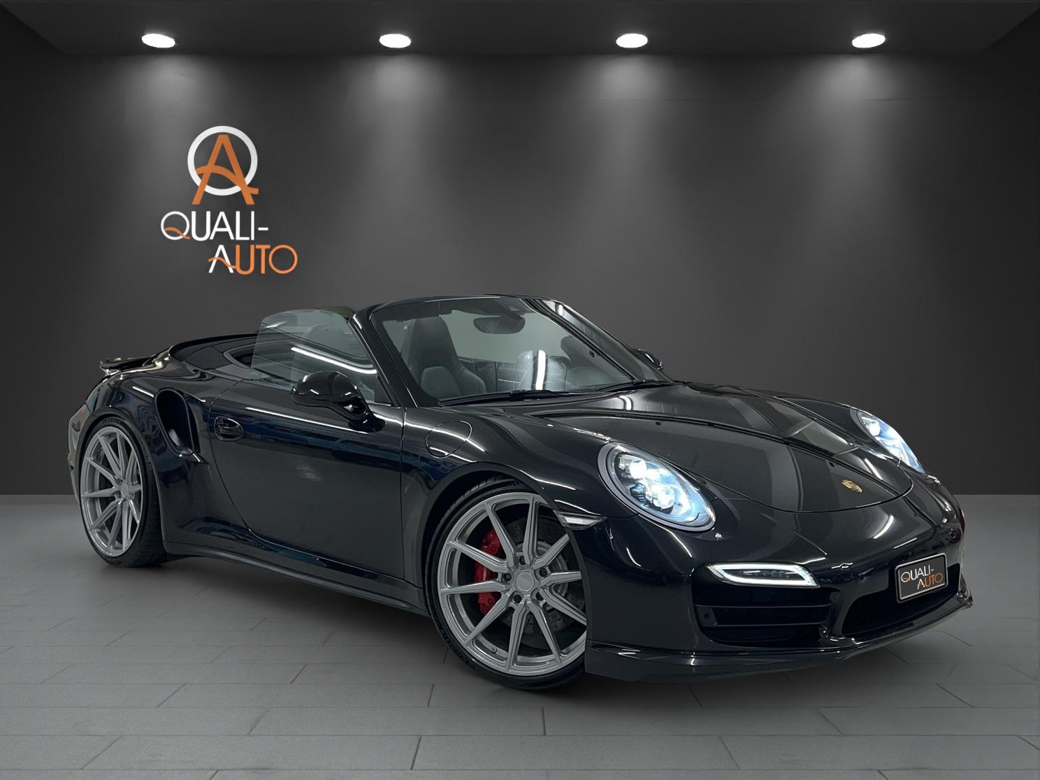 PORSCHE PORSCHE 911 Turbo Cabrio PDK Chrono*CH-Fahrzeug 21*Vossen HF-3 * KW-Liftsystem Chrono-Paket*521 PS