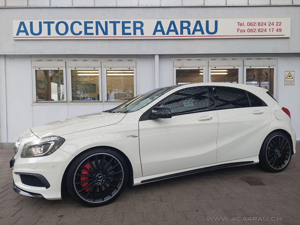 MERCEDES-BENZ A 45 AMG 4Matic Speedshift 7G-DCT / Video : https://youtu.be/NqCOQlC1D4I / Bilder : https://youtu.be/4nYREyPoEGo