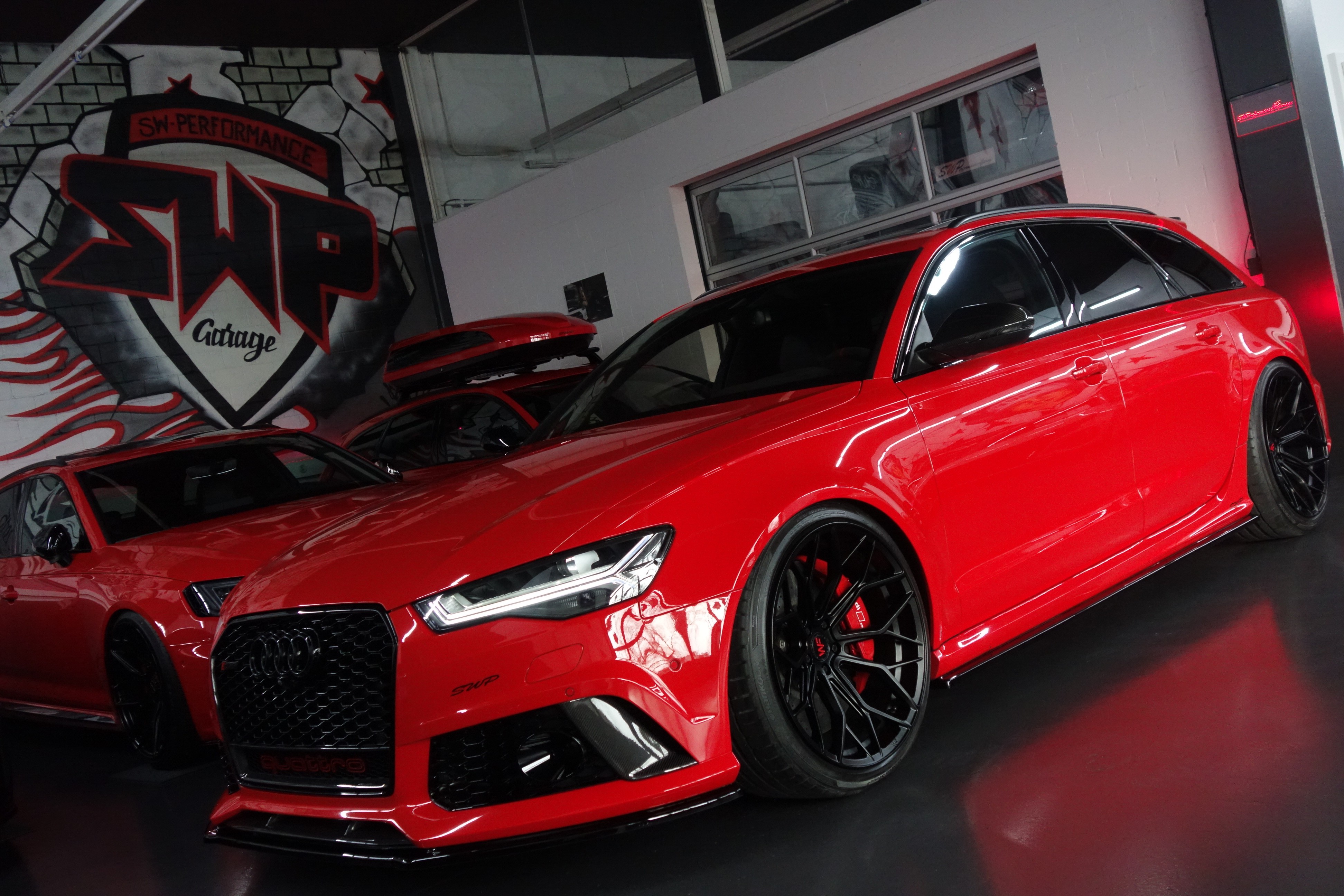 AUDI RS6 AVANT 4.0 TFSI V8 PERFORMANCE RED QUATTRO FULL CARBON // CAPRISTO