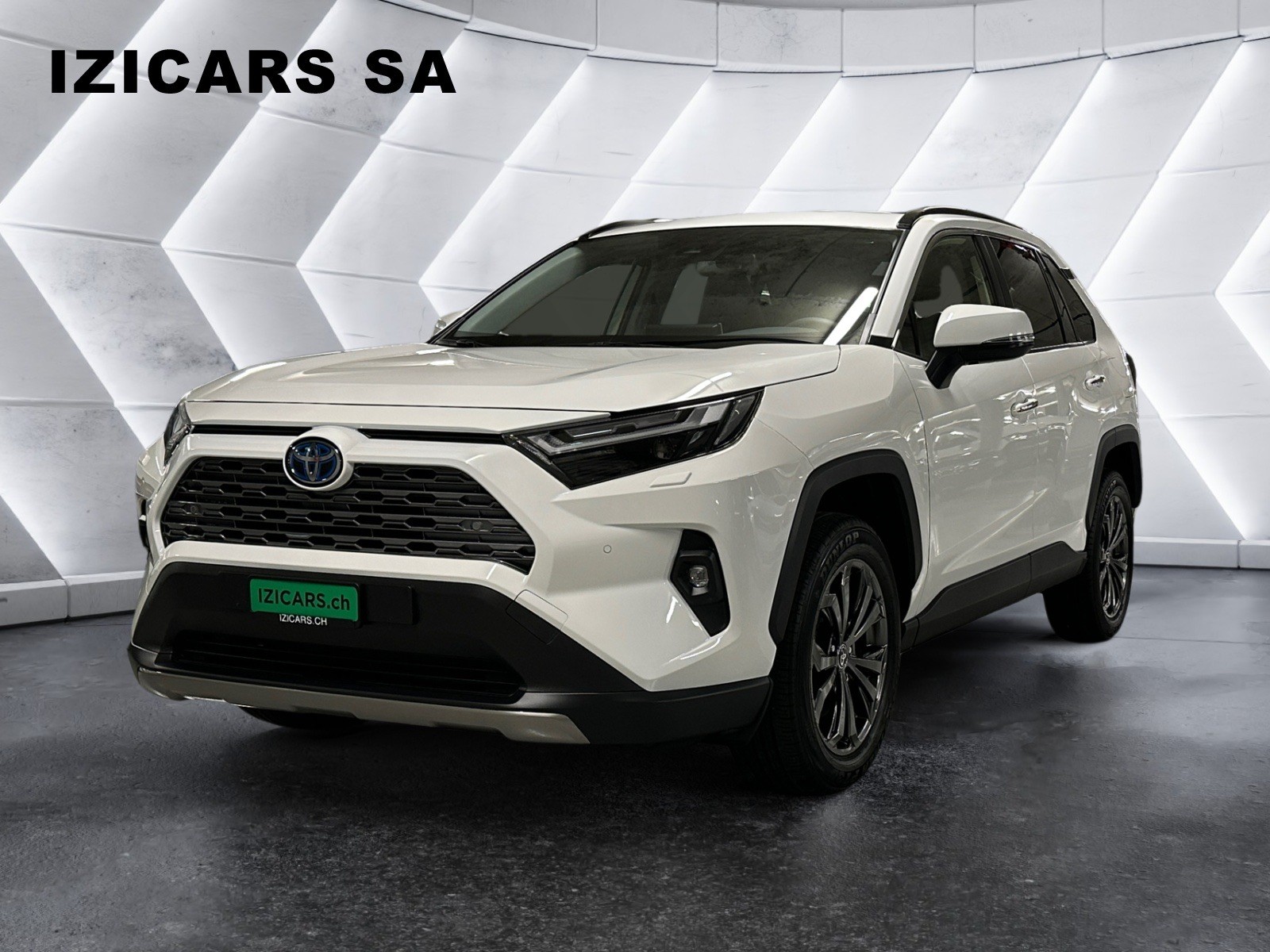 TOYOTA RAV-4 2.5 HSD Premium e-CVT 4WD / Caméra AR / Regulateur ACC / Hayon électrique / Cuir / volant et sièges chauffants