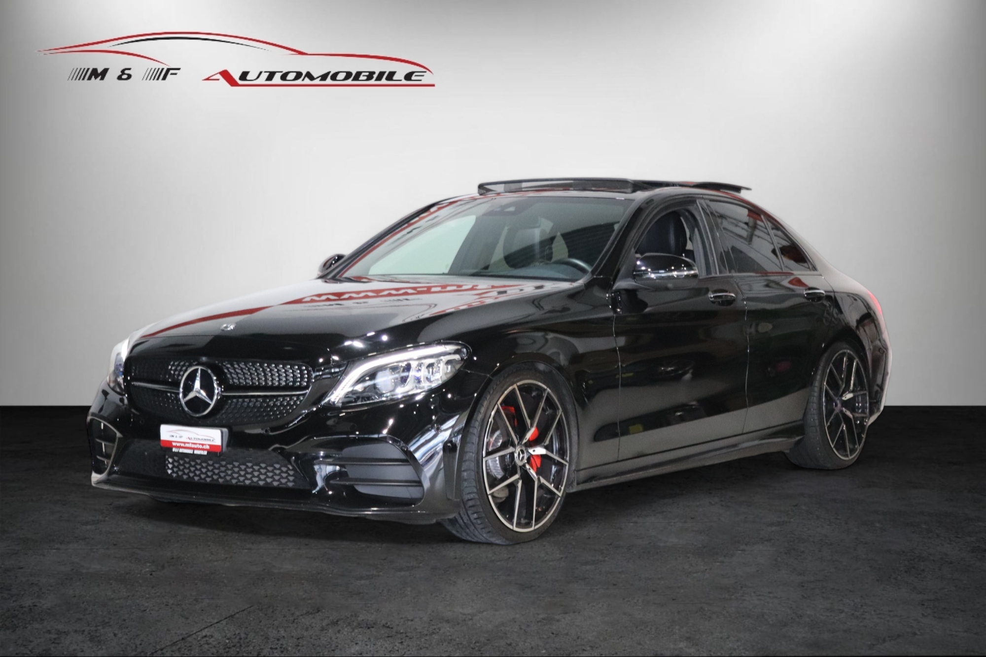 MERCEDES-BENZ C 220 d Swiss Star AMG Line 4m CH FAHRZEUG AUS 1. HAND * GRATIS SERVICE 10 JAHRE ODER 100.000