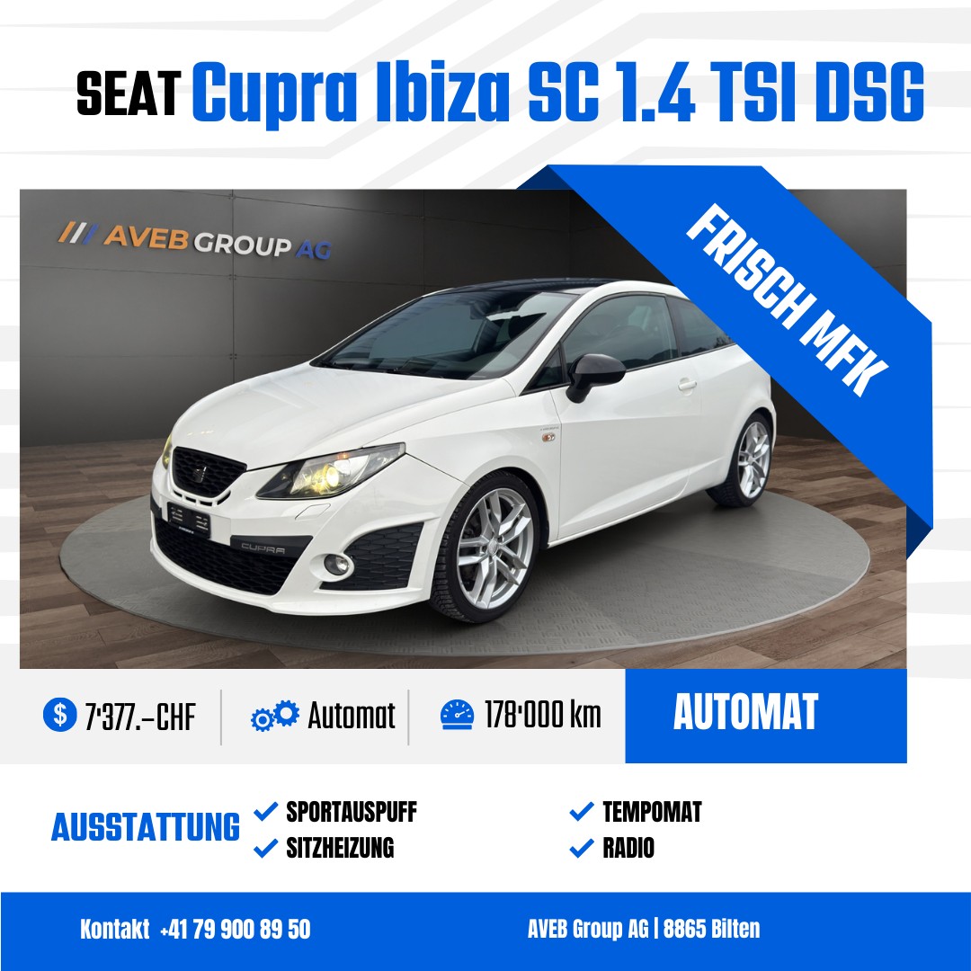 SEAT Ibiza SC 1.4 TSI 180 Cupra DSG