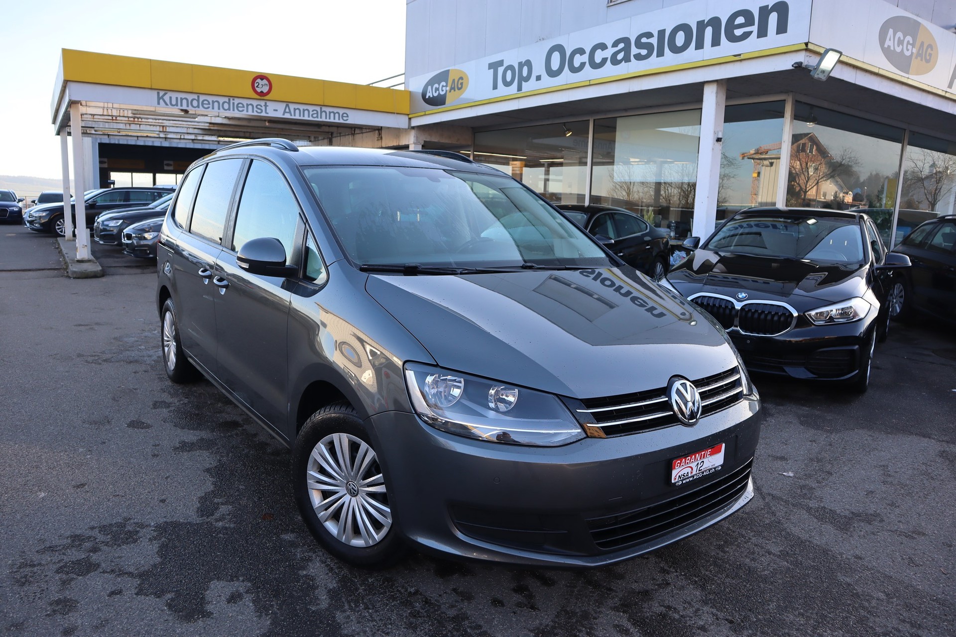 VW Sharan 2.0 TDI BMT Trendline 4Motion ** 7-Plätzer ** AHK ** GR-Navigation ** LTZ MFK 07.10.2022