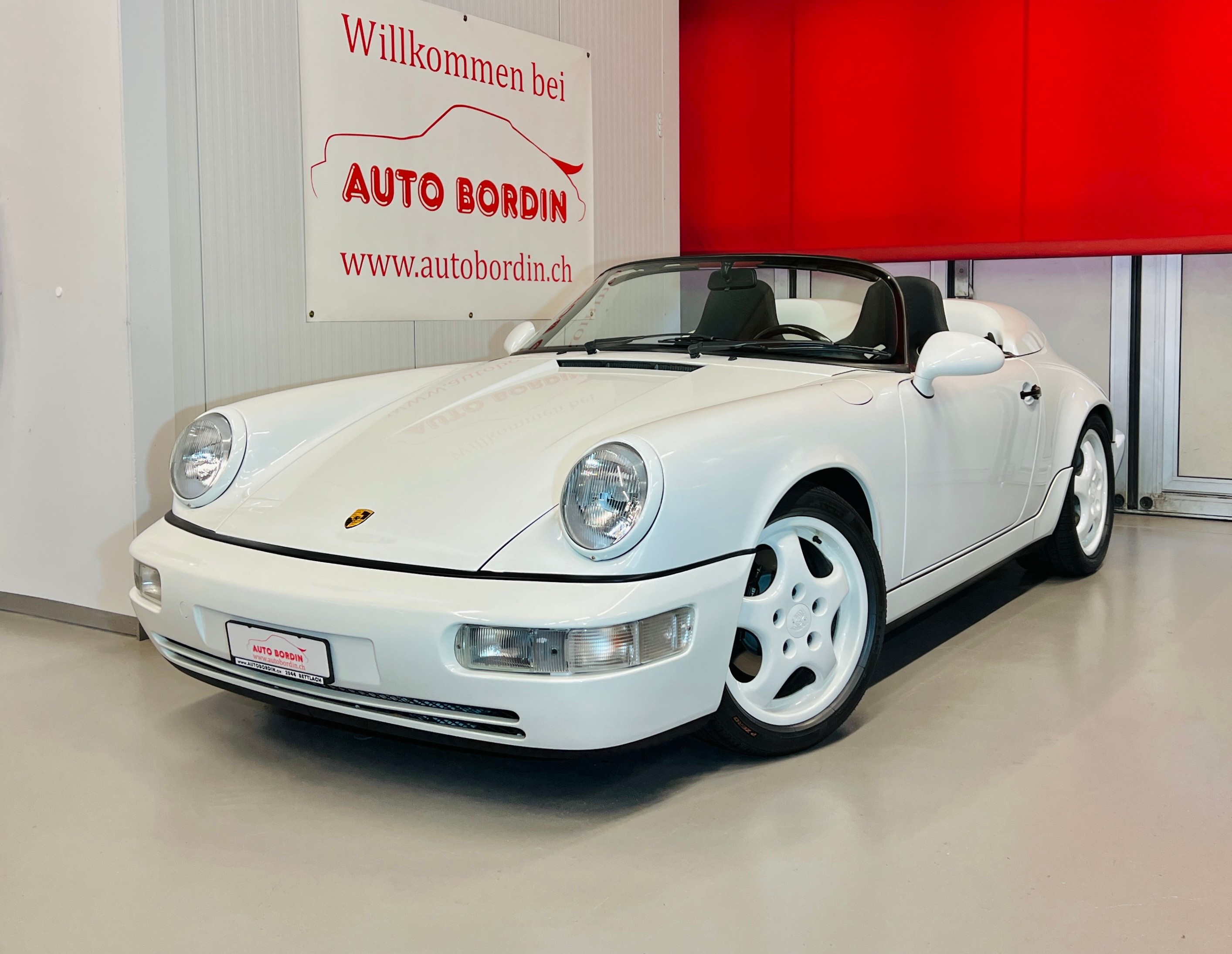 PORSCHE 911 Carrera 2 Speedster „Grand Prix weiss“