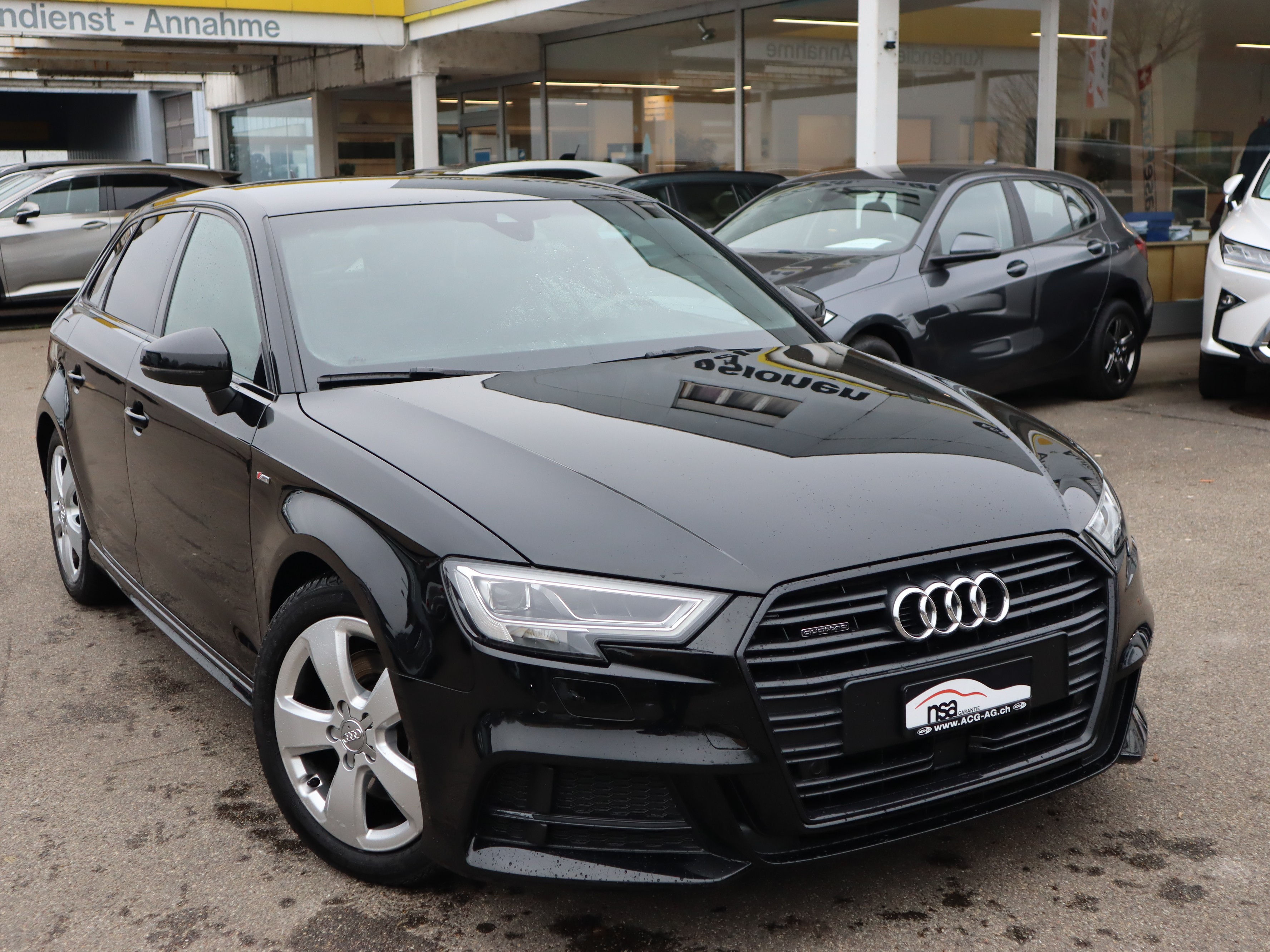 AUDI A3 Sportback 40 TDI Sport Attraction quattro ** 184 PS ** Teil-Leder ** Navi ** Kamera ** Totwinkel-Assist ** Virtual Cockp