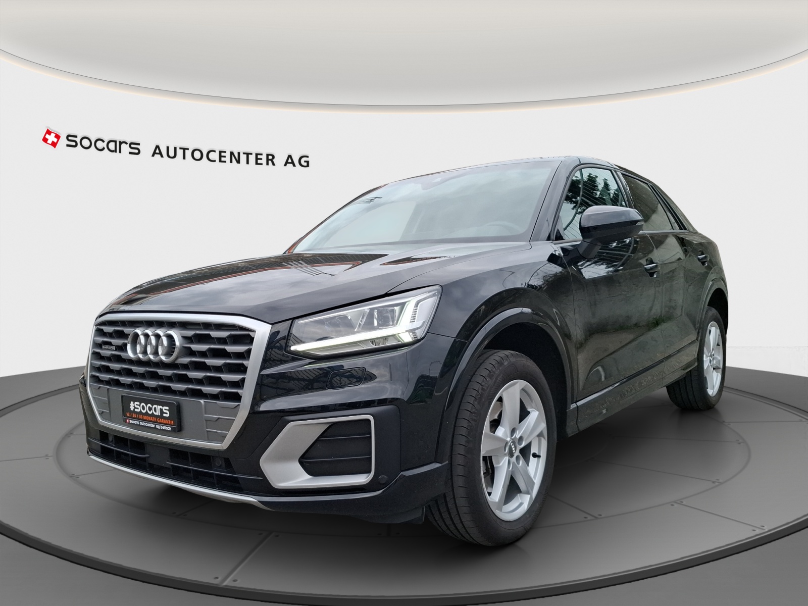 AUDI Q2 2.0 TDI sport quattro S-tronic // CH Farzeug // Top Ausstattung // 8-fach bereift