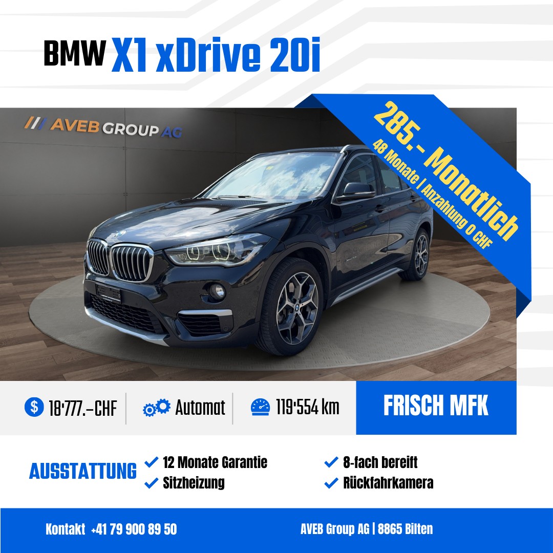 BMW X1 xDrive 20i xLine Steptronic