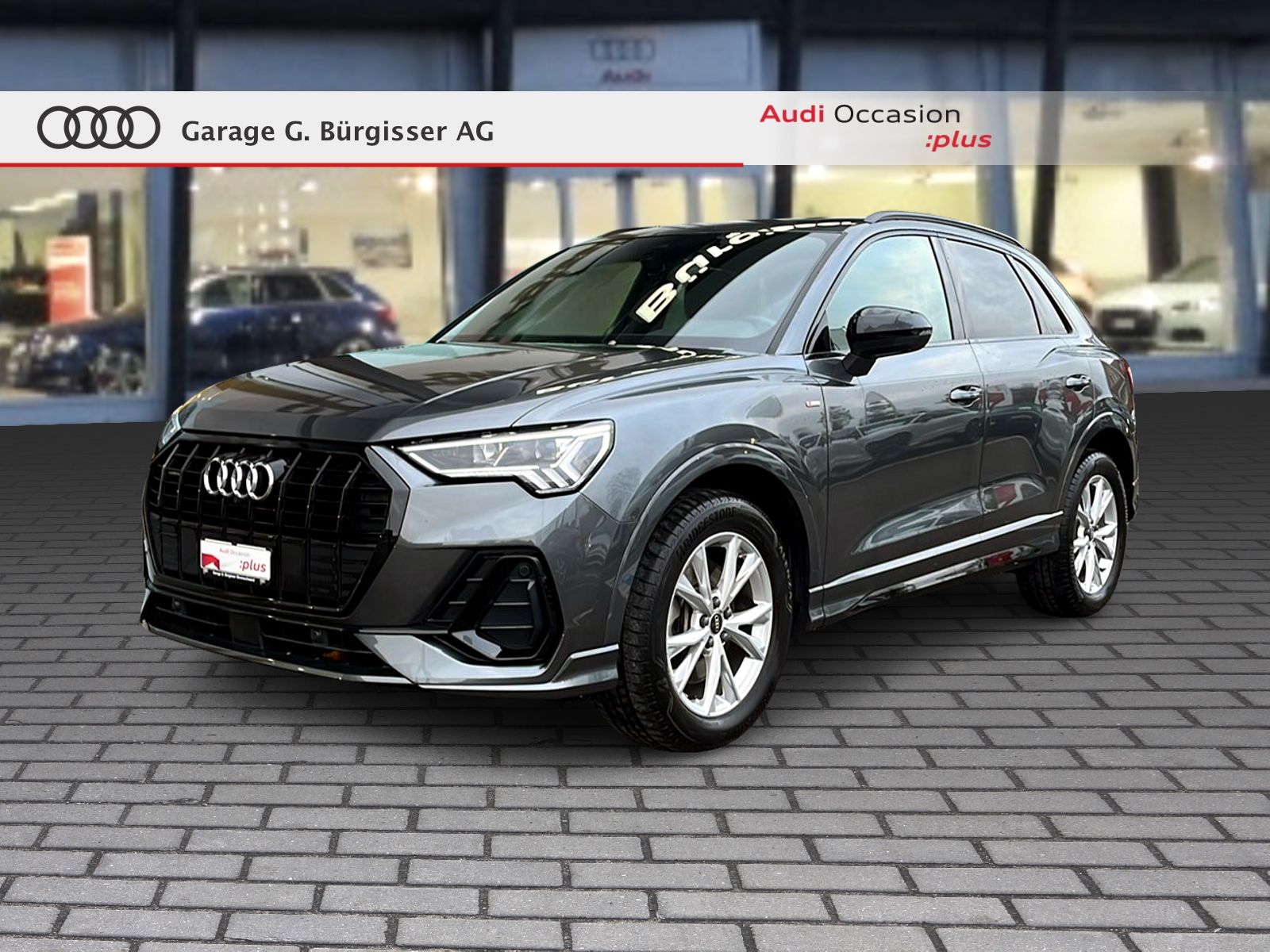 AUDI Q3 40 TDI S line Attraction quattro S-tronic Daytonagrau Perleffek