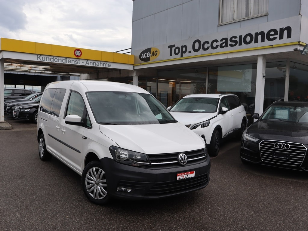 VW Caddy Maxi 2.0TDI BlueMotion Technology DSG ** Navigation ** 5-Plätzer ** PDC ** Frisch ab MFK **