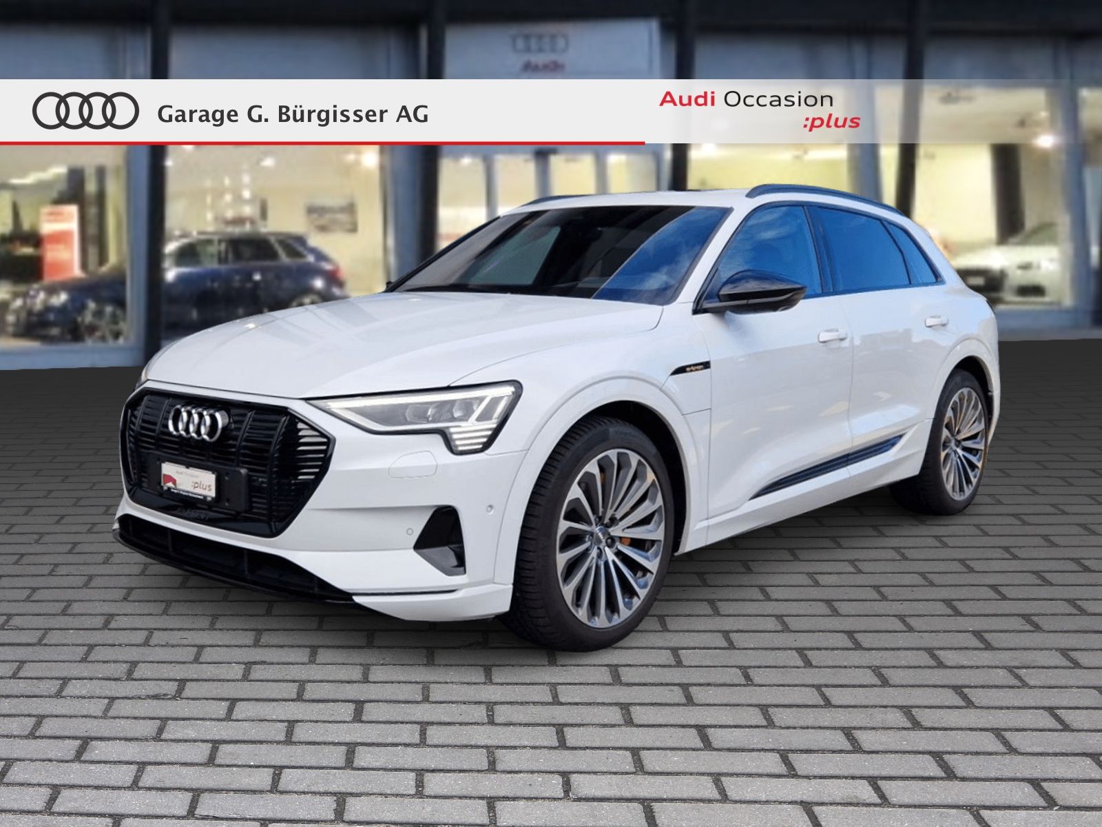 AUDI e-tron 55 Advanced quattro Gletscherweiss Metallic