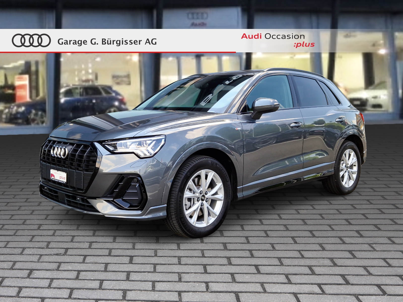 AUDI Q3 40 TFSI S line quattro S-tronic Daytonagrau Perleffekt