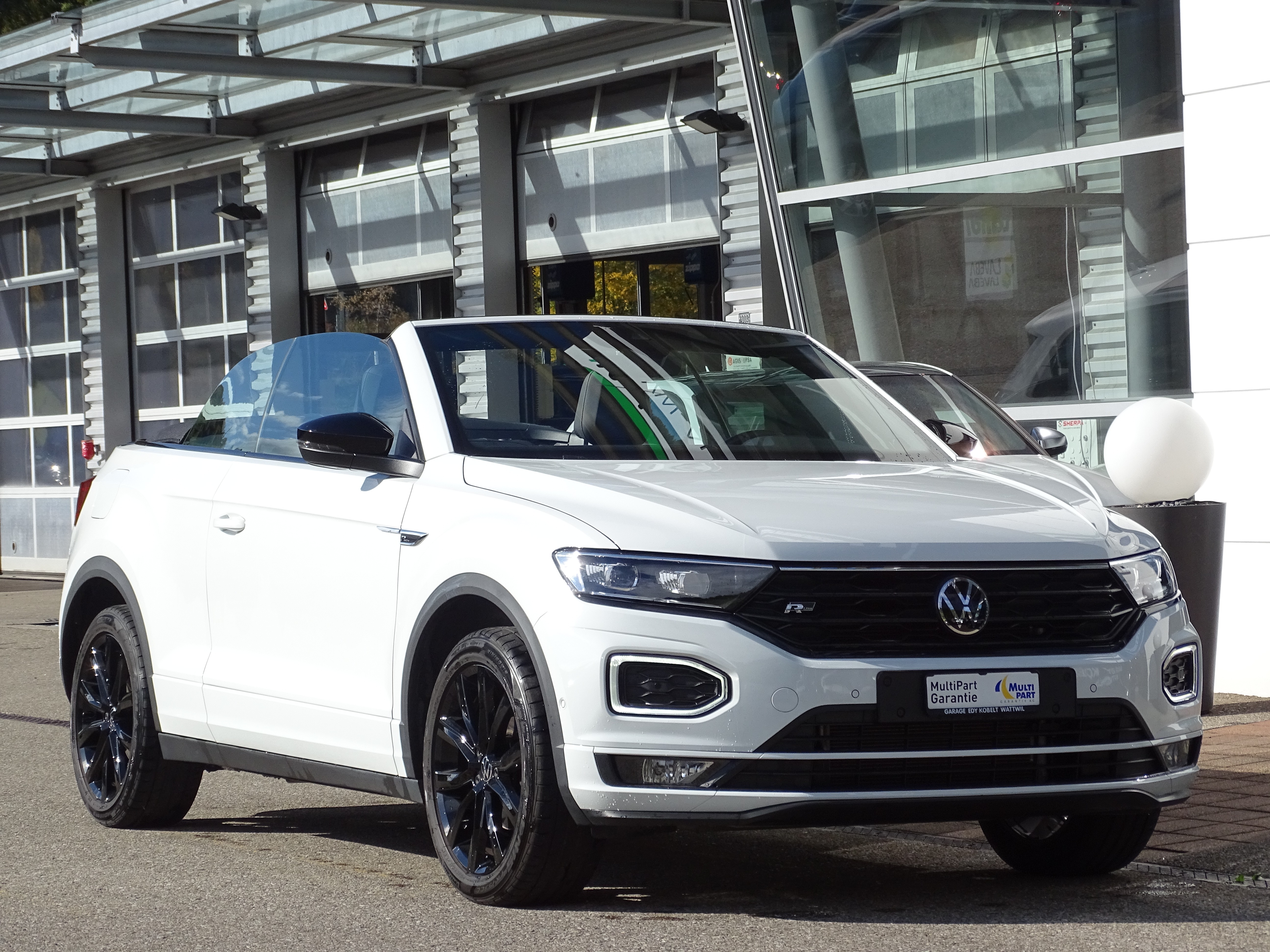 VW T-Roc Cabriolet 1.5 TSI EVO Black & White DSG **R-Line** 190PS**CH-FZ**