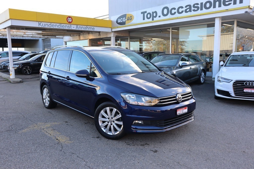 VW Touran 1.8 TSI BlueMotion Technology Highline DSG ** 7-Plätzer ** Gr.Navi mit RF-Kamera ** an MFK **