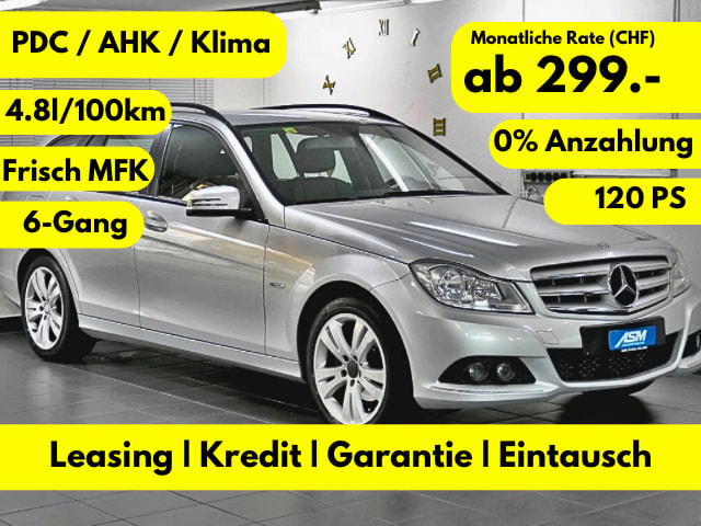 MERCEDES-BENZ C 180 CDI BlueEfficiency Elégance | Kombi | AHK 1800kg