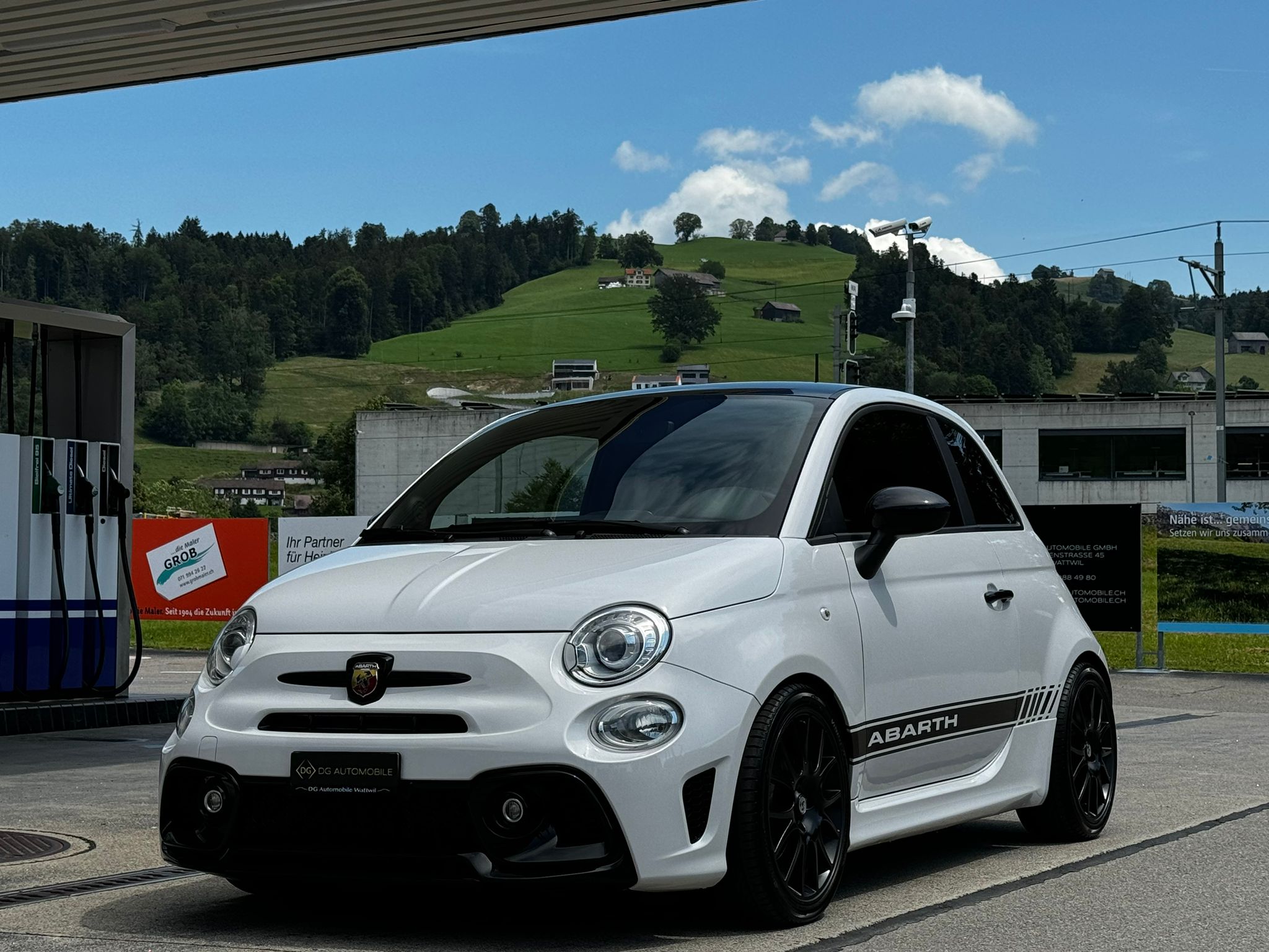 FIAT 595 1.4 16V Turbo Abarth Pista *CH-Fahrzeug**Nardo Grau Foliert**