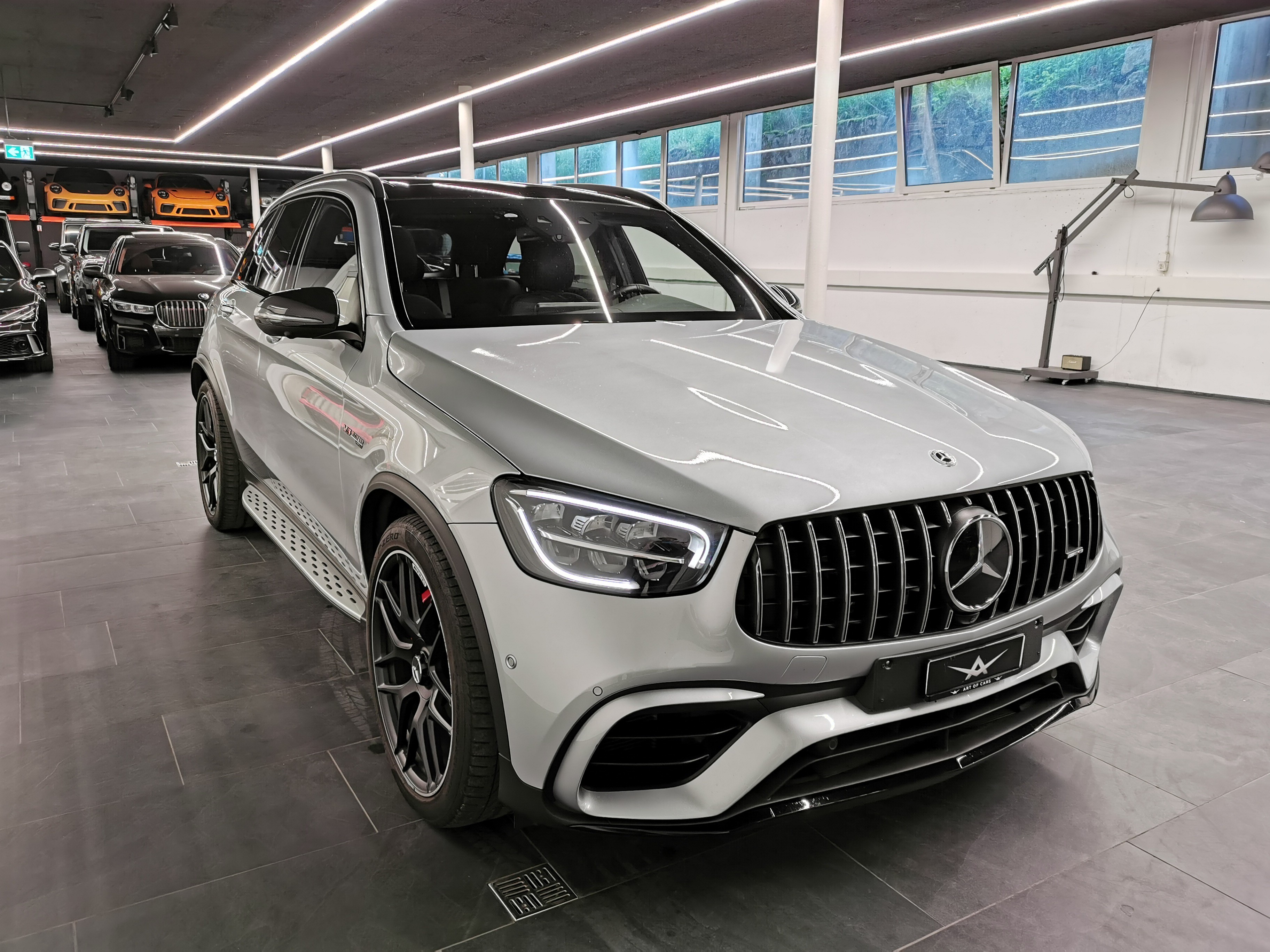 MERCEDES-BENZ GLC 63 S AMG VOLL BURMESTER NAPPA EL. AHK PANO 21“ TRITTBRETTER 4Matic 9G-Tronic