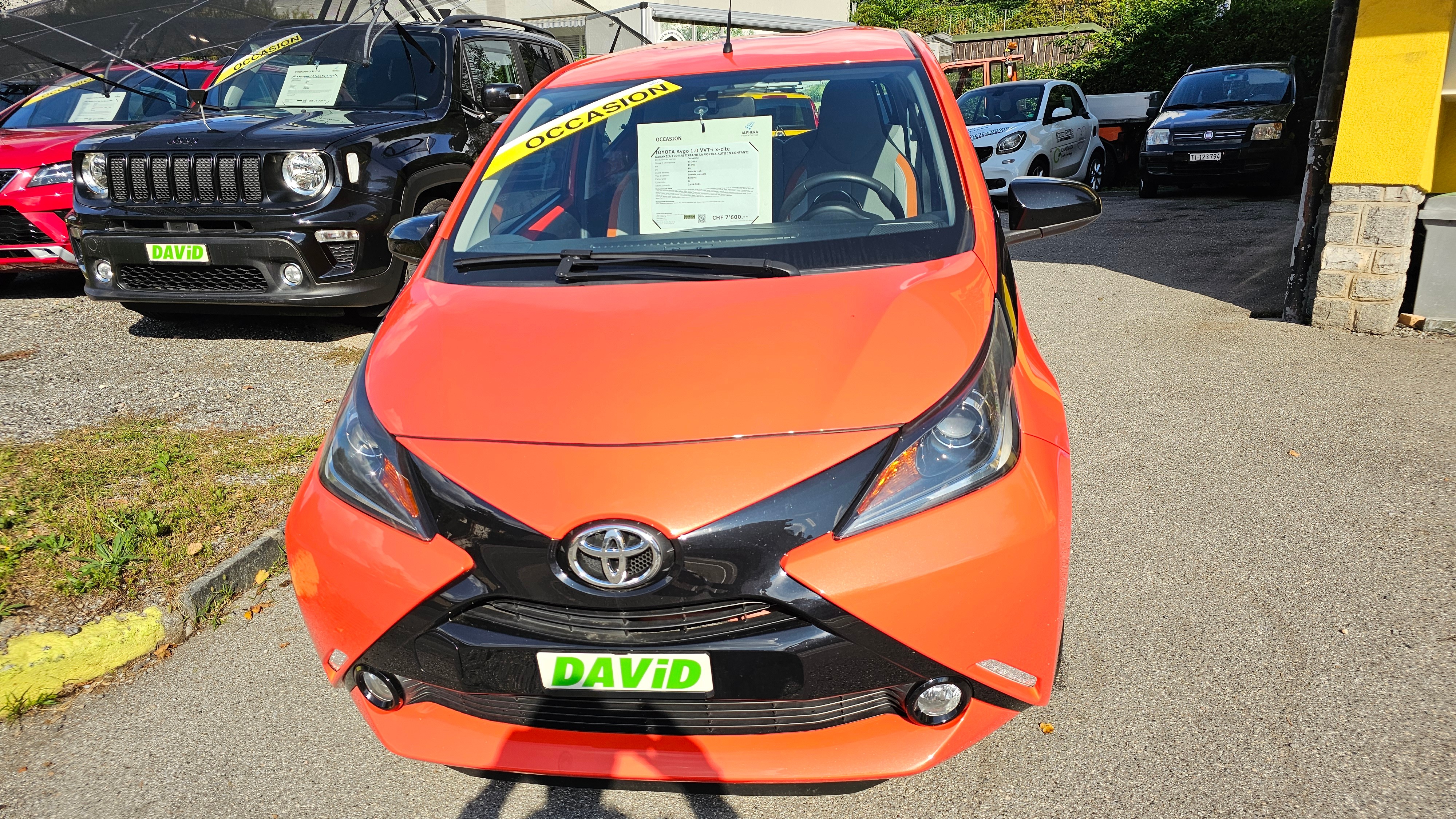 TOYOTA Aygo 1.0 VVT-i x-cite