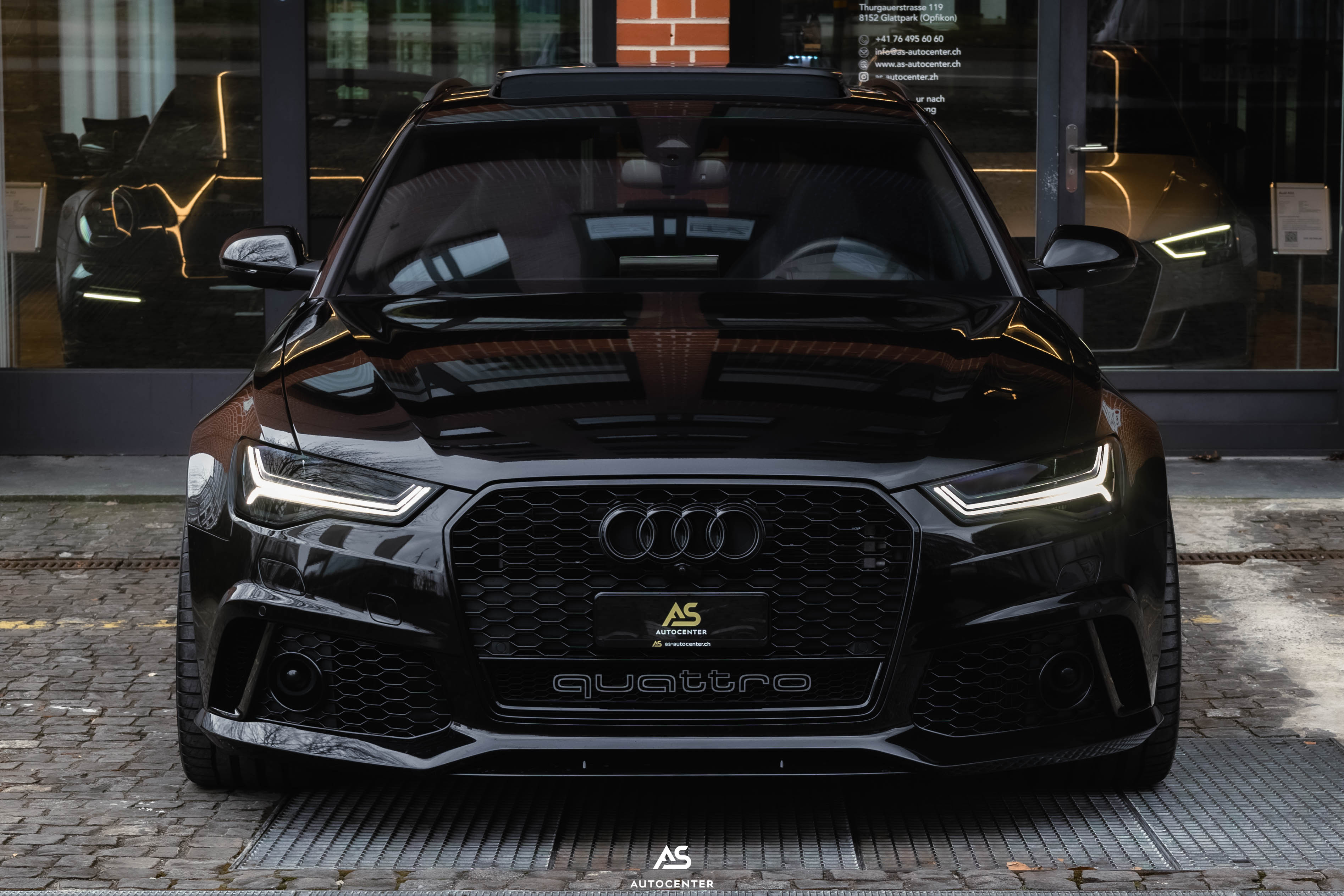 AUDI RS6 TFSI V8 ABT 706 *AKRAPOVIC* (CH) MYTHOSSCHWARZ | CARBON | PANO | 360° | KW