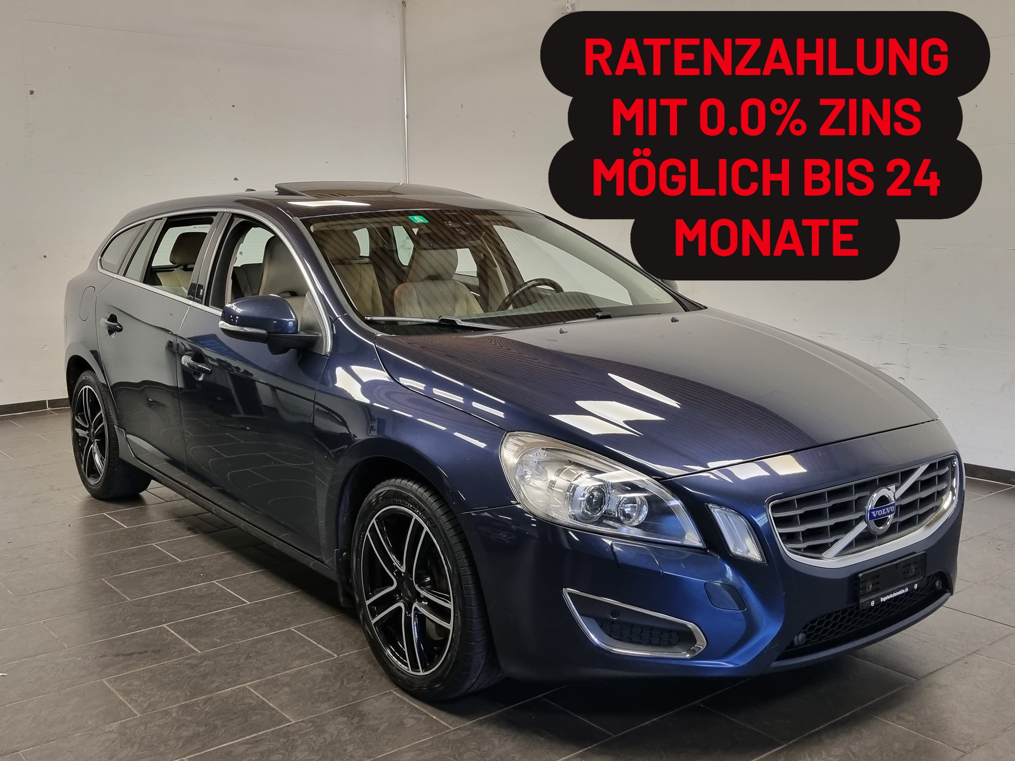 VOLVO V60 D5 Summum Ratenzahlung möglich mit 2499 Anzahlung auf 24 Monate ohne Zins