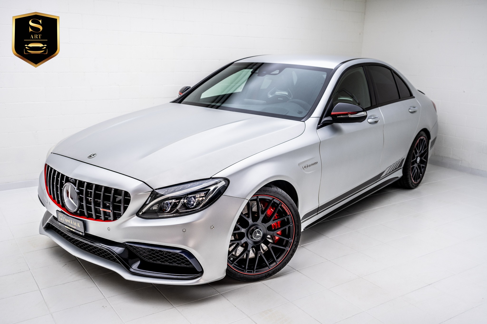 MERCEDES-BENZ C 63 S AMG Edition 1 Speedshift **SILBER MATT AB WERK**