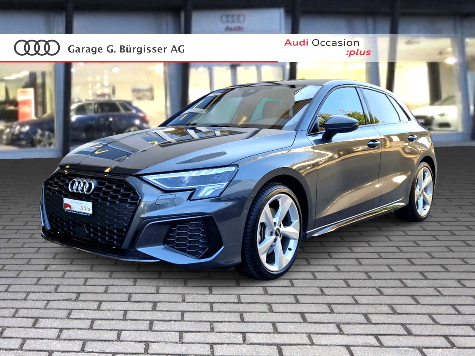 AUDI A3 Sportback 40 TDI S line quattro Daytonagrau Perleffekt