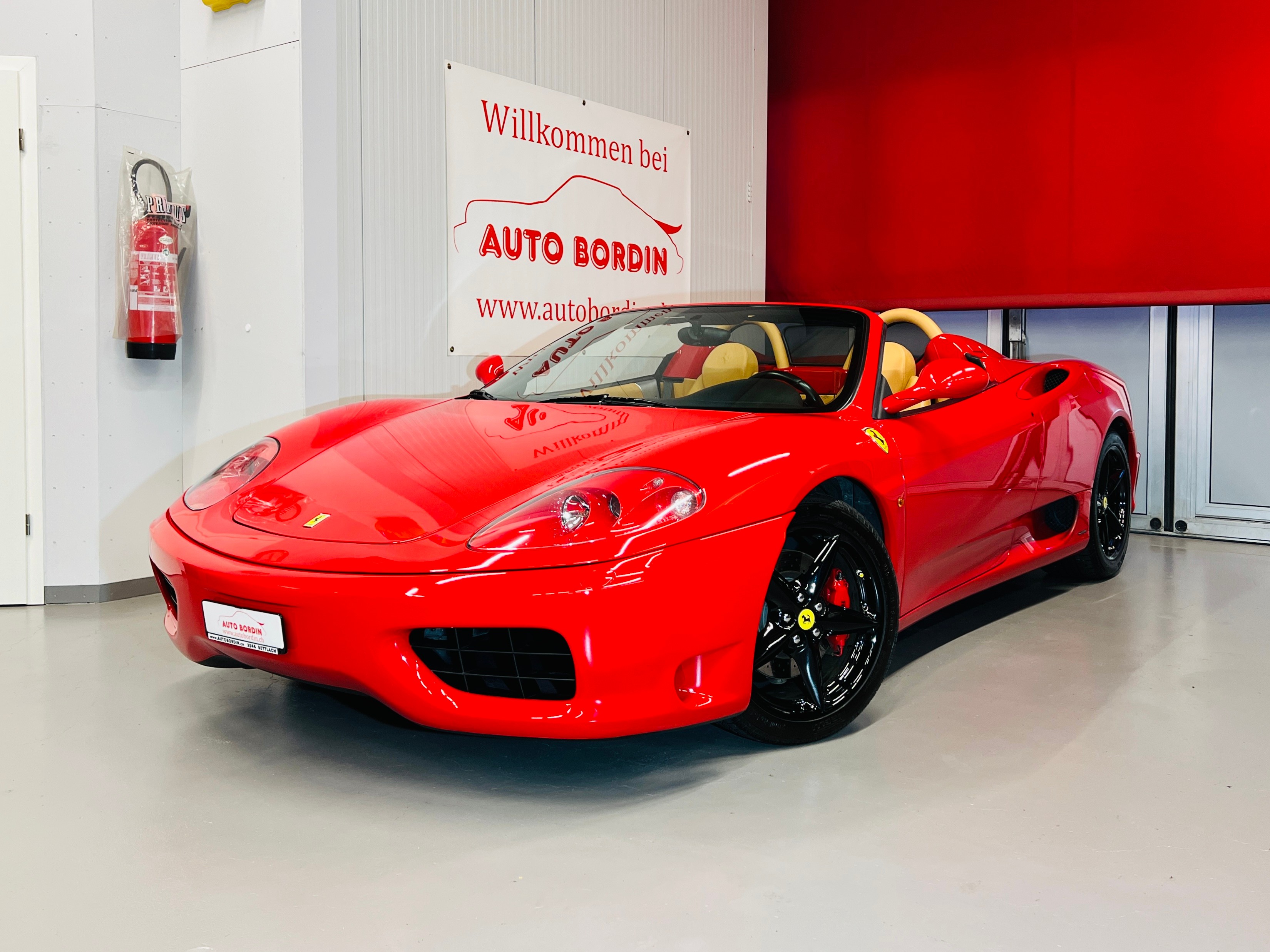 FERRARI F360 Spider F1 „Rosso Corsa“ Daytona Sitze