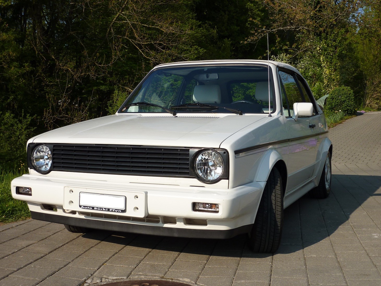 VW Golf Cabriolet 1800 GL Quartett/Special/White