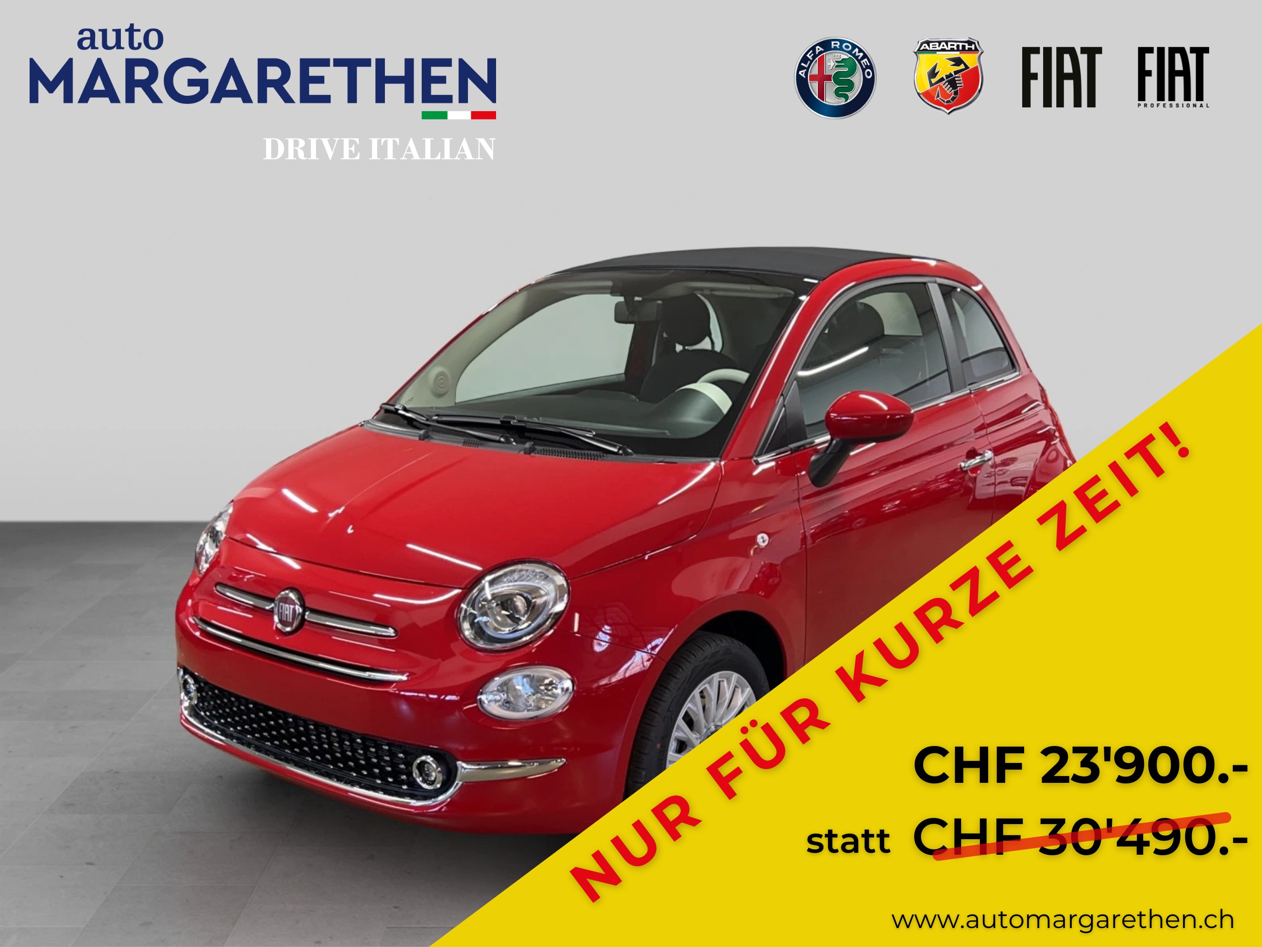 FIAT 500C 1.0 N3 MHD Lounge