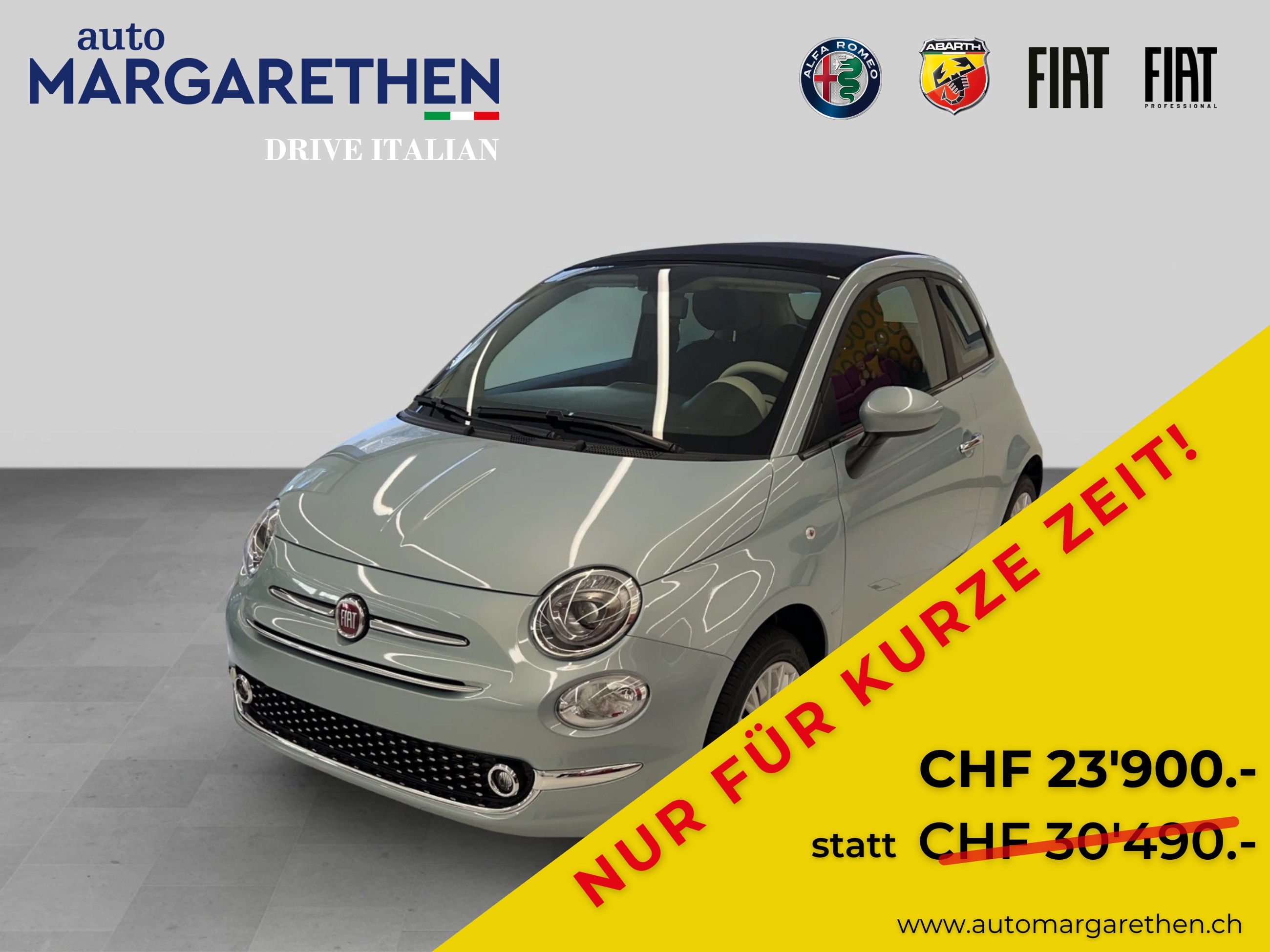 FIAT 500C 1.0 N3 MHD Lounge