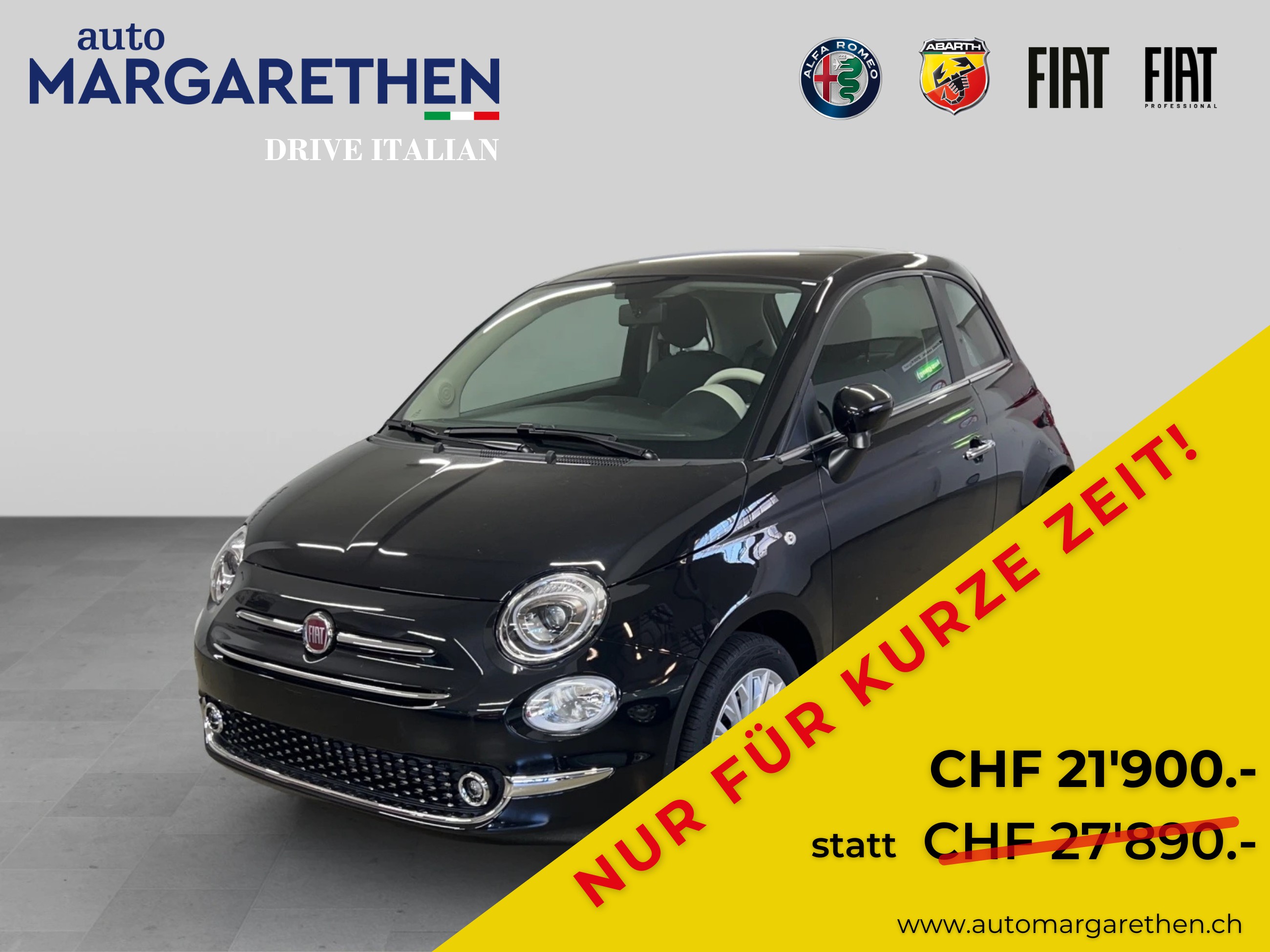 FIAT 500 1.0 N3 MHD Lounge