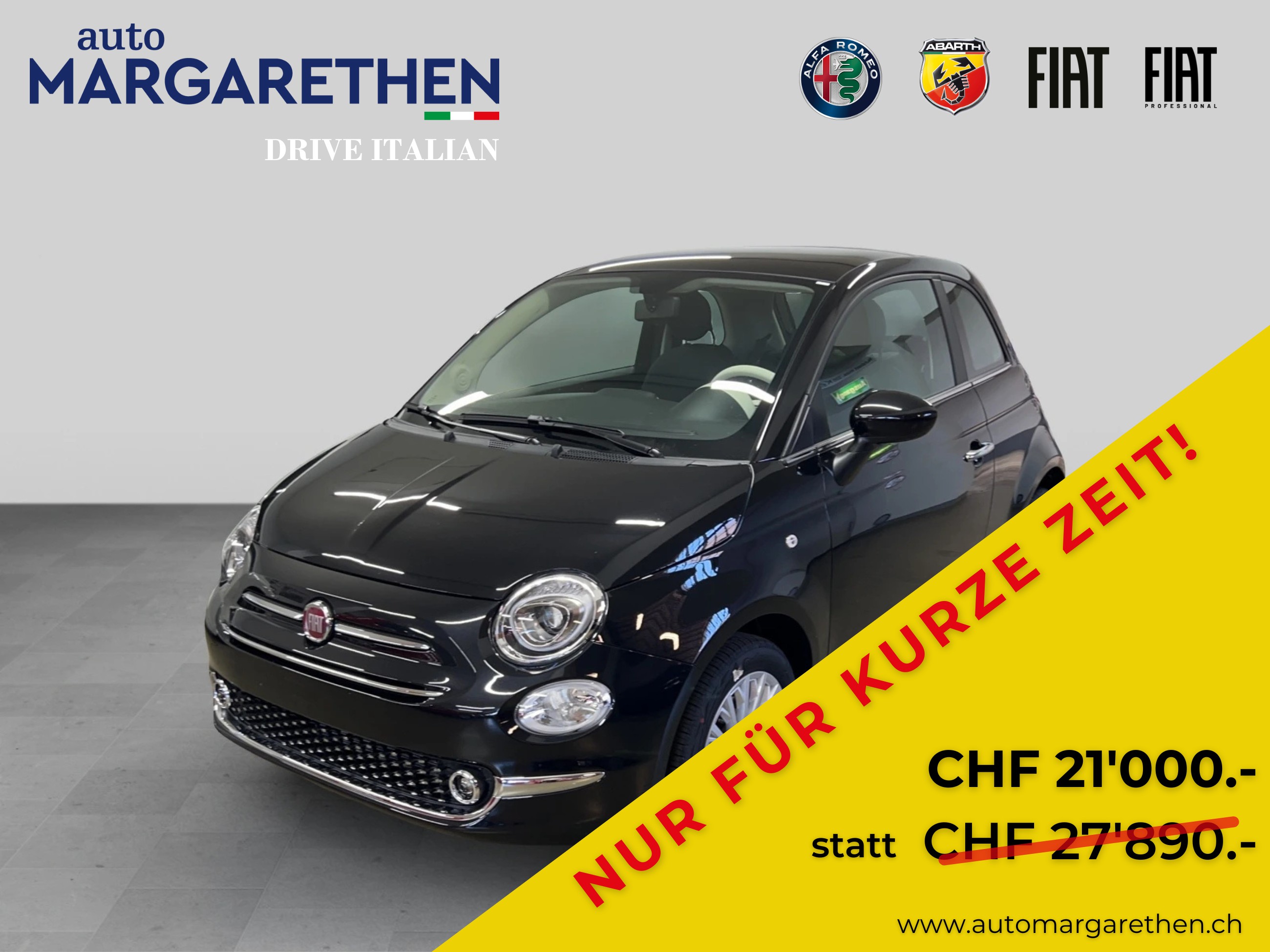 FIAT 500 1.0 N3 MHD Lounge