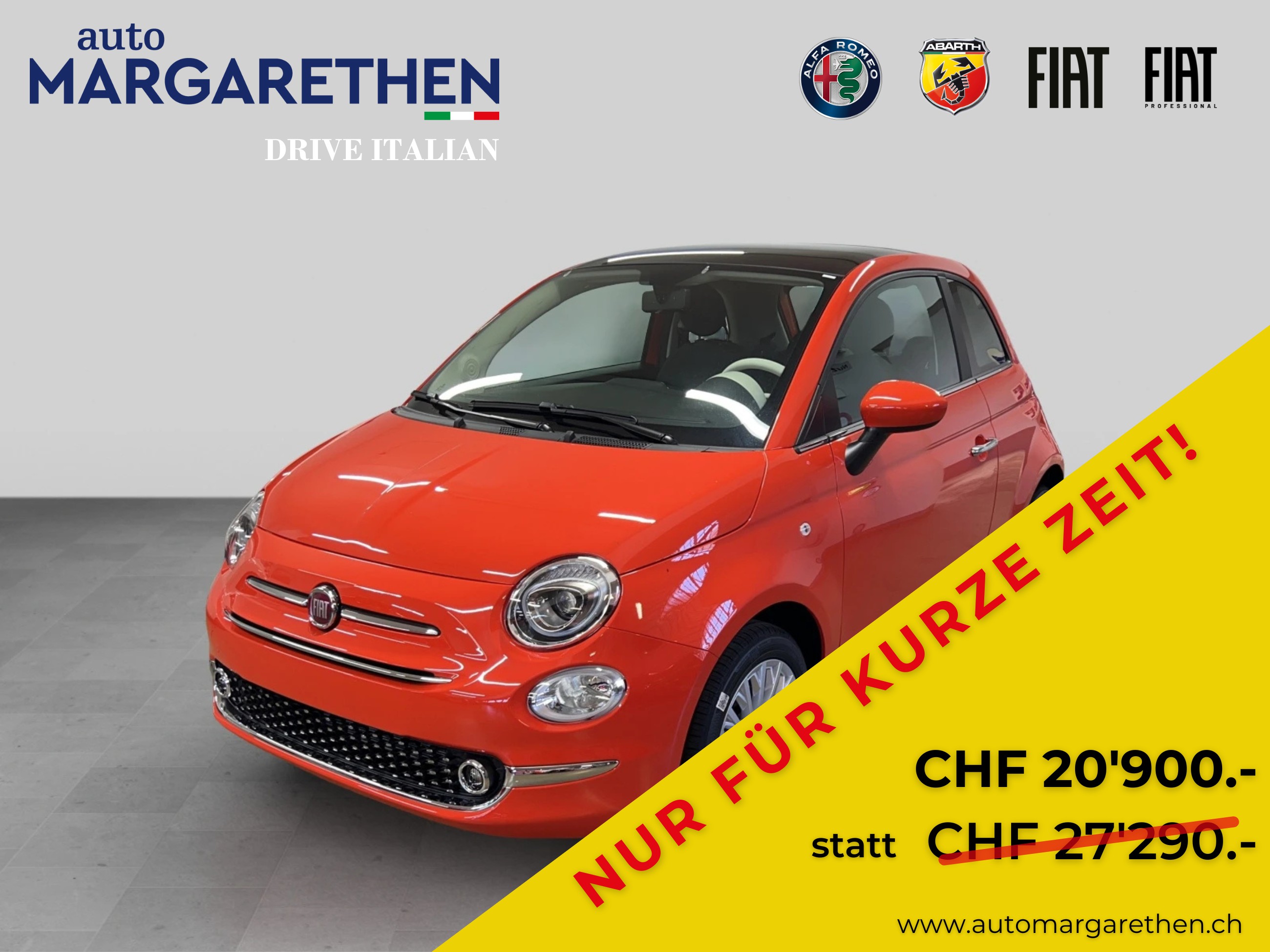 FIAT 500 1.0 N3 MHD Lounge