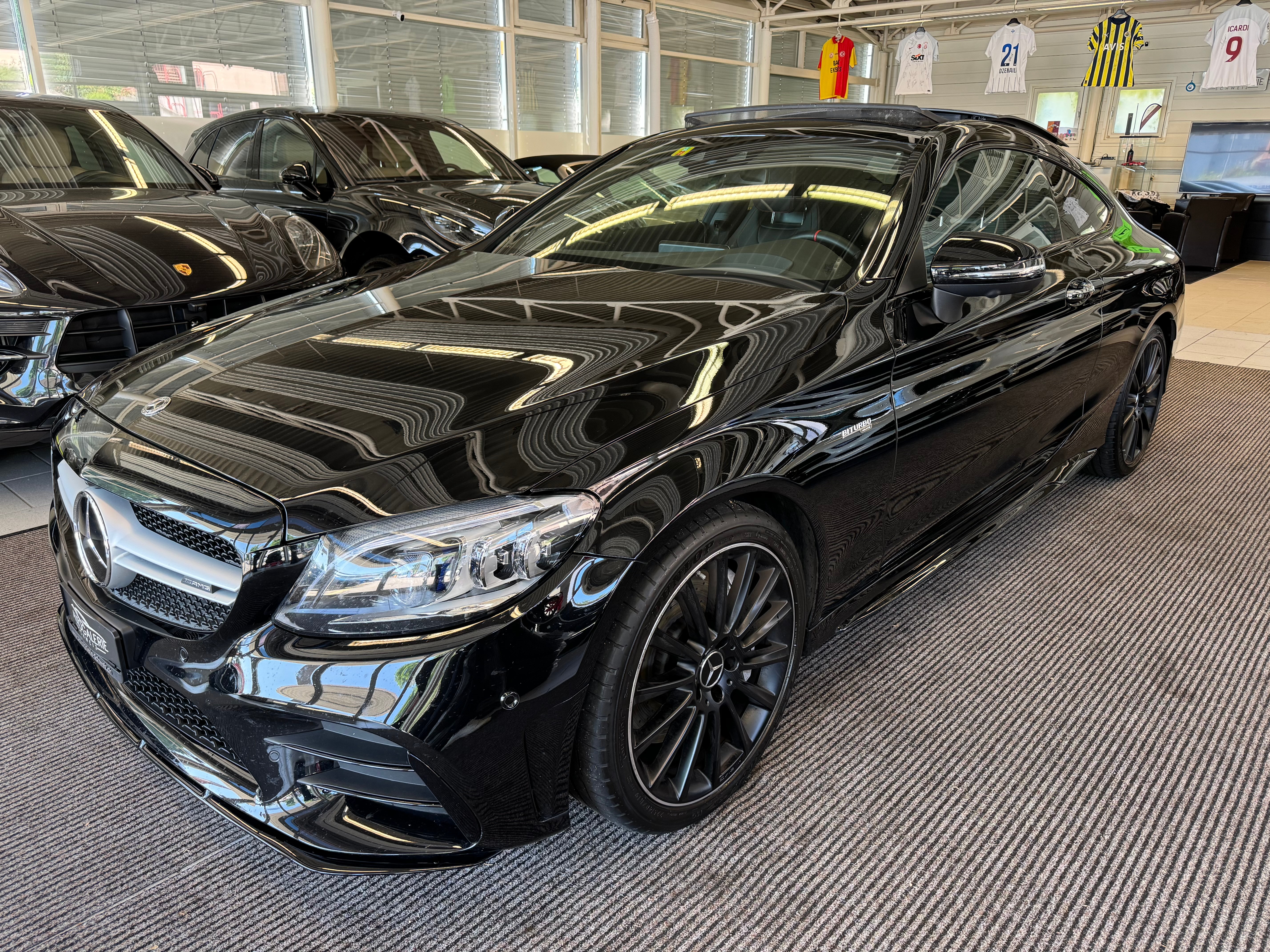 MERCEDES-BENZ C 43 AMG Premium 4Matic 9G-tronic | Swiss Car | Free Service | Garantie | Carbon | Pano |