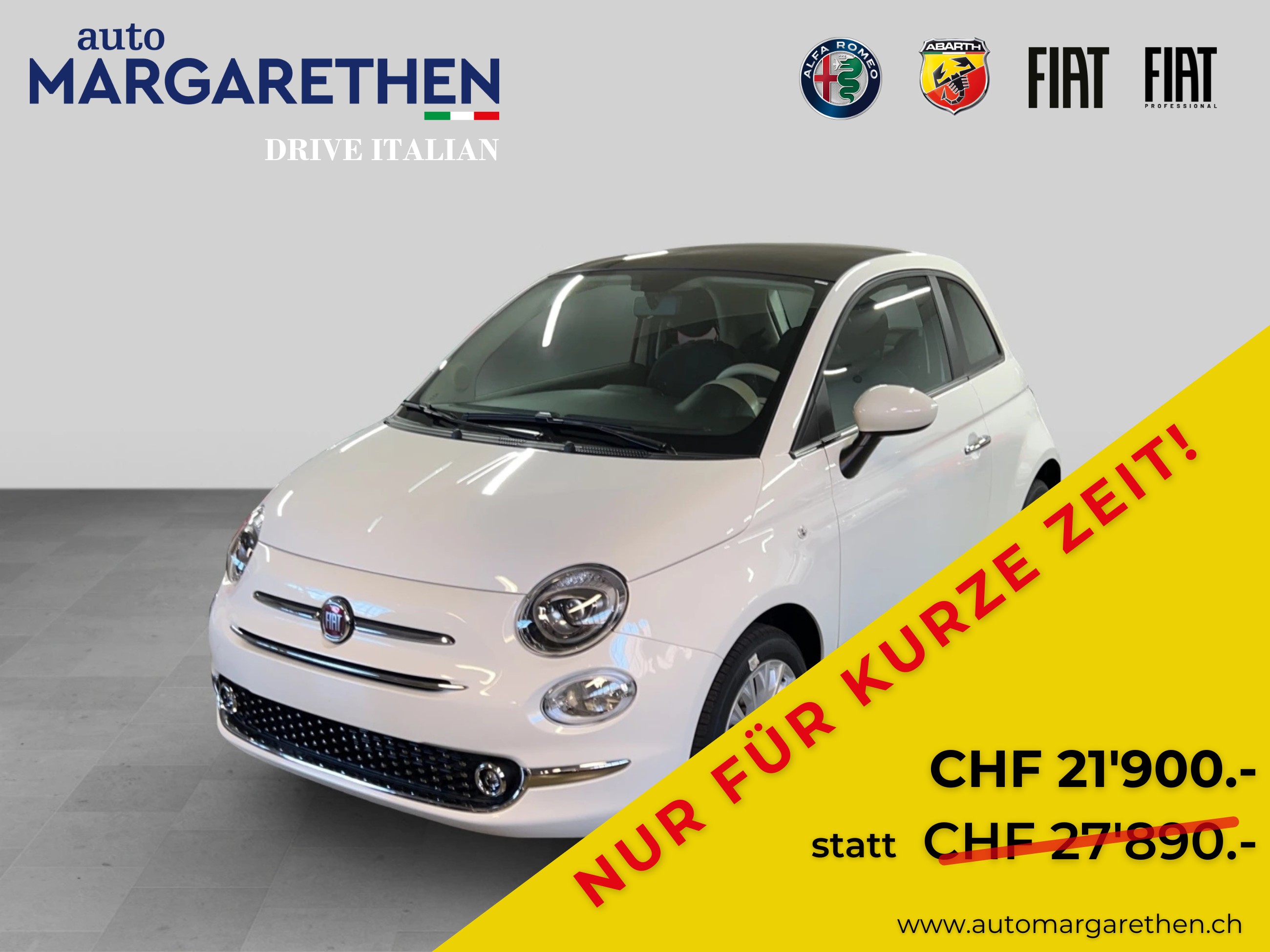 FIAT 500 1.0 N3 MHD Lounge