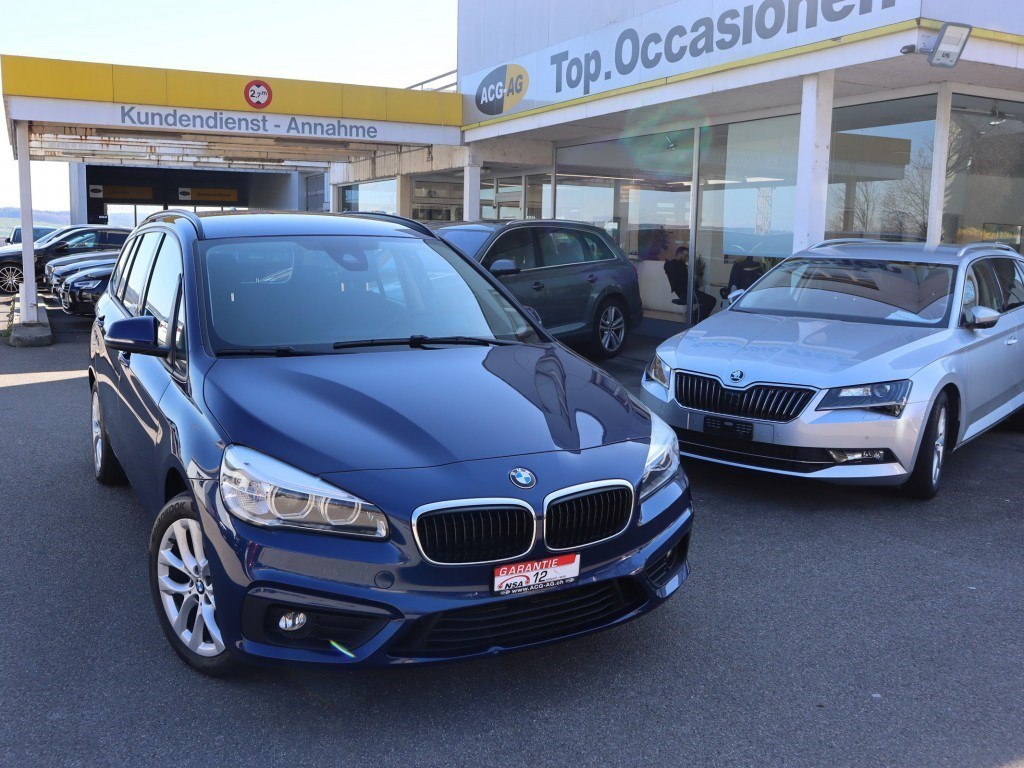 BMW 220d xDrive Gran Tourer Steptronic ** Gr.Navi ** Head up Display ** Frisch ab MFK & Service **