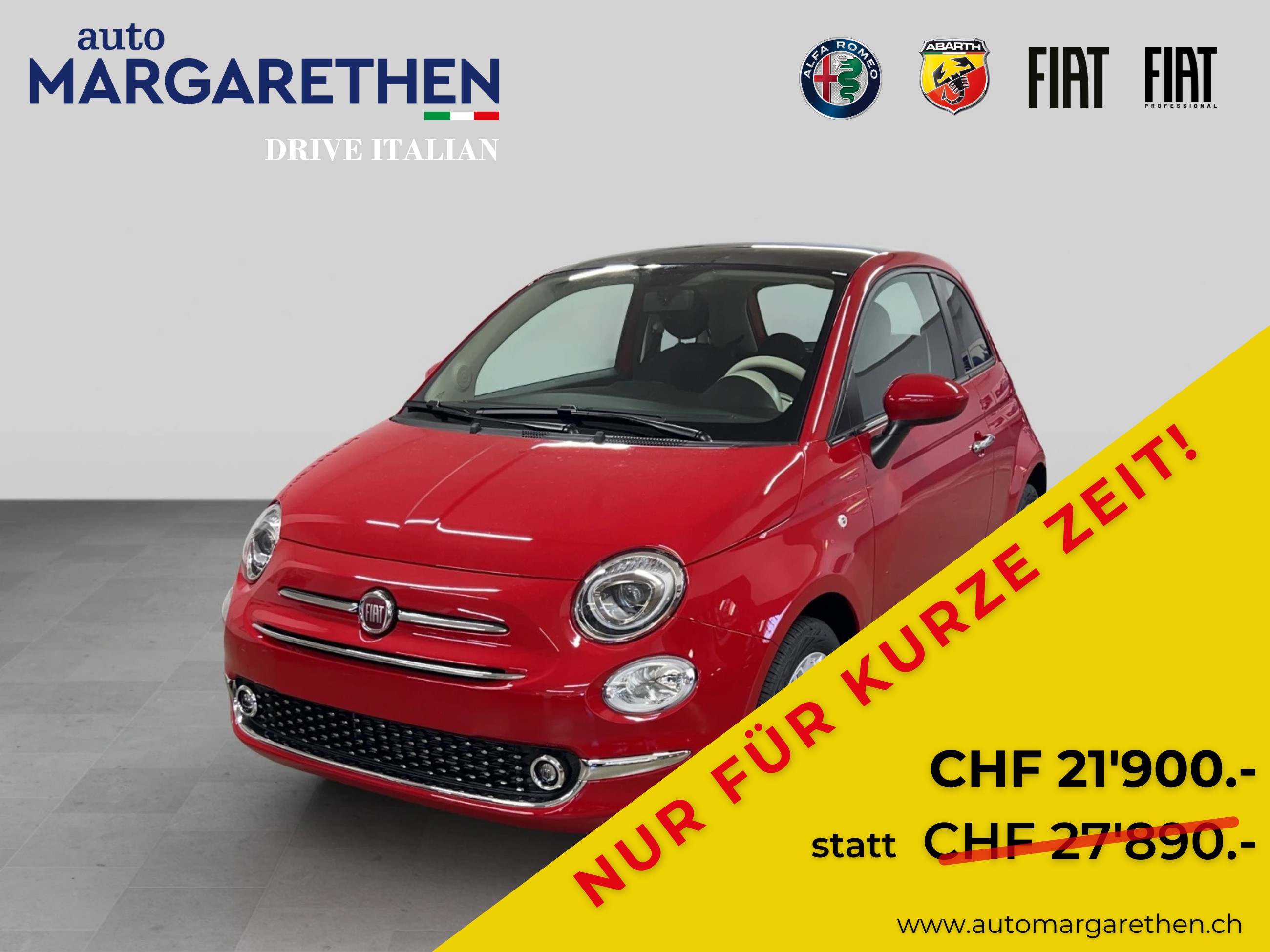 FIAT 500 1.0 N3 MHD Lounge