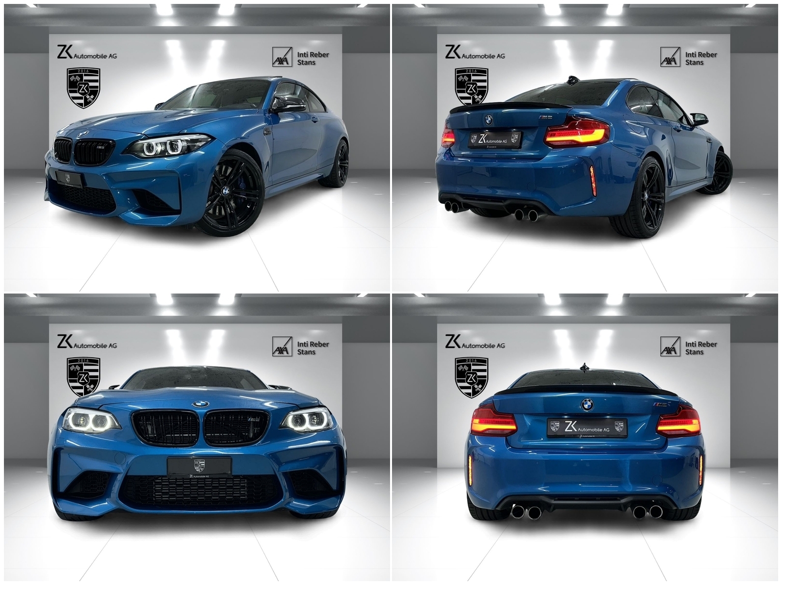 BMW M2 Drivelogic Long Beach Blue Performance Optik