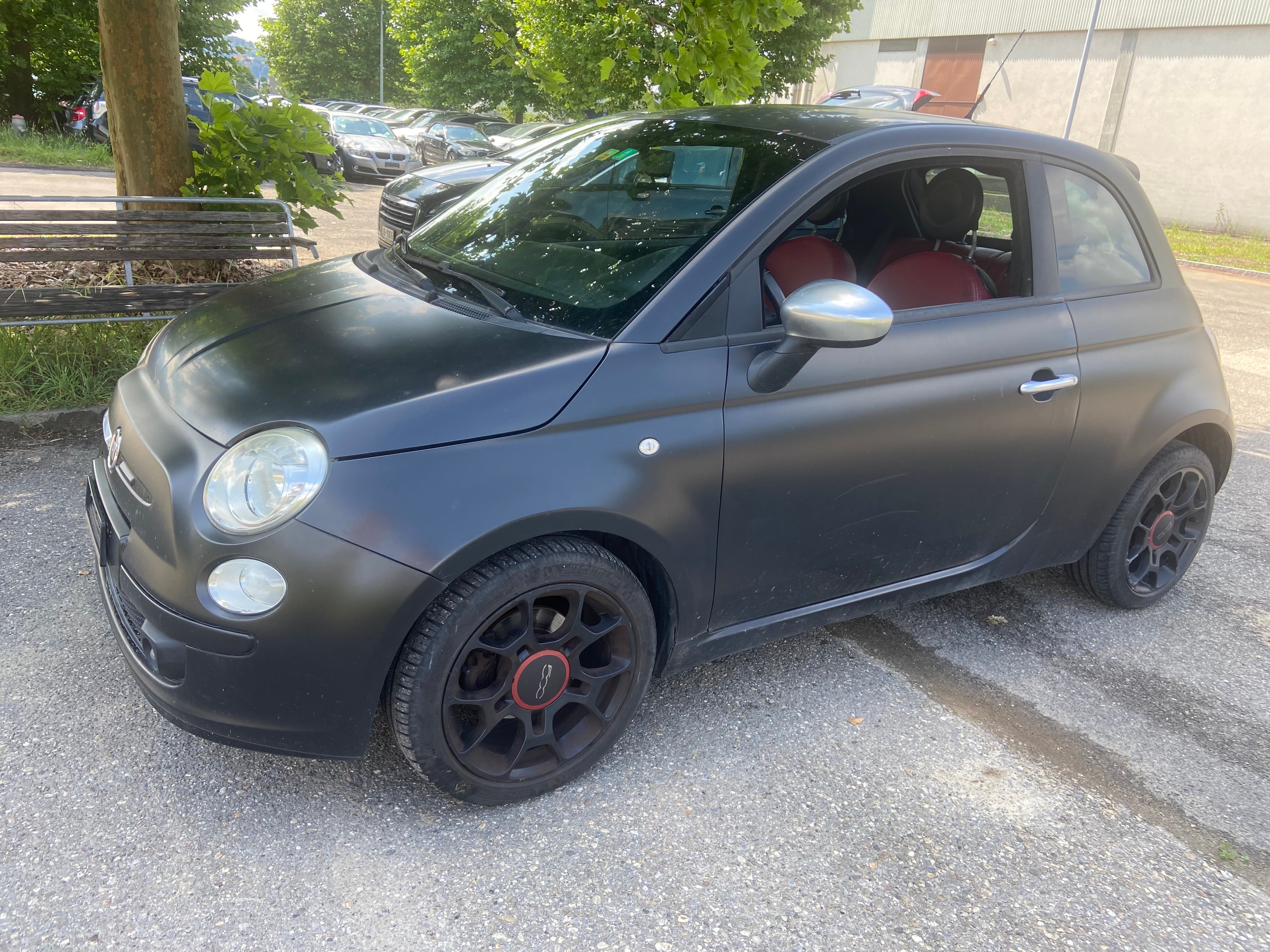 FIAT 500 0.9 Twinair Turbo Matt Black