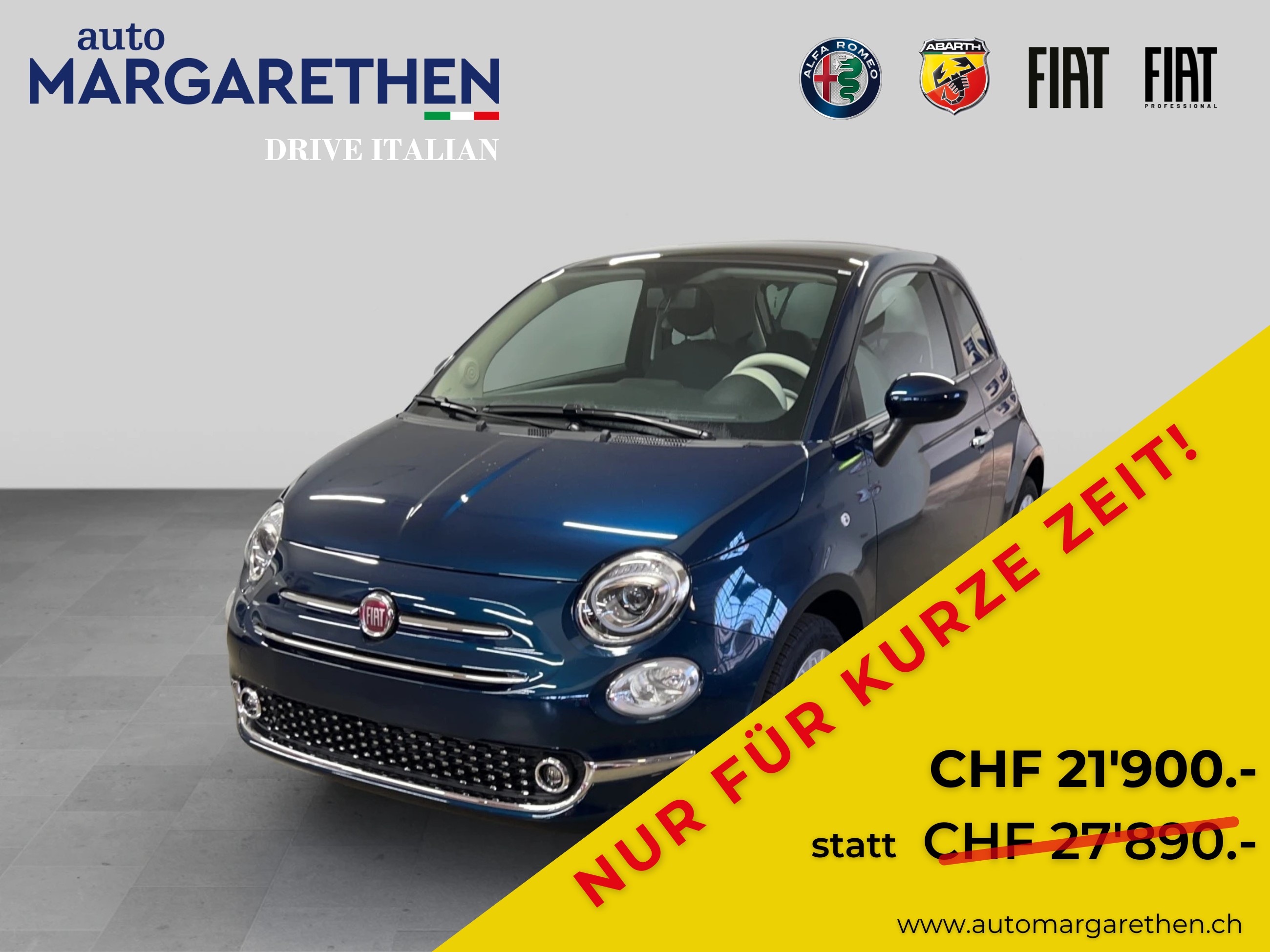 FIAT 500 1.0 N3 MHD Lounge