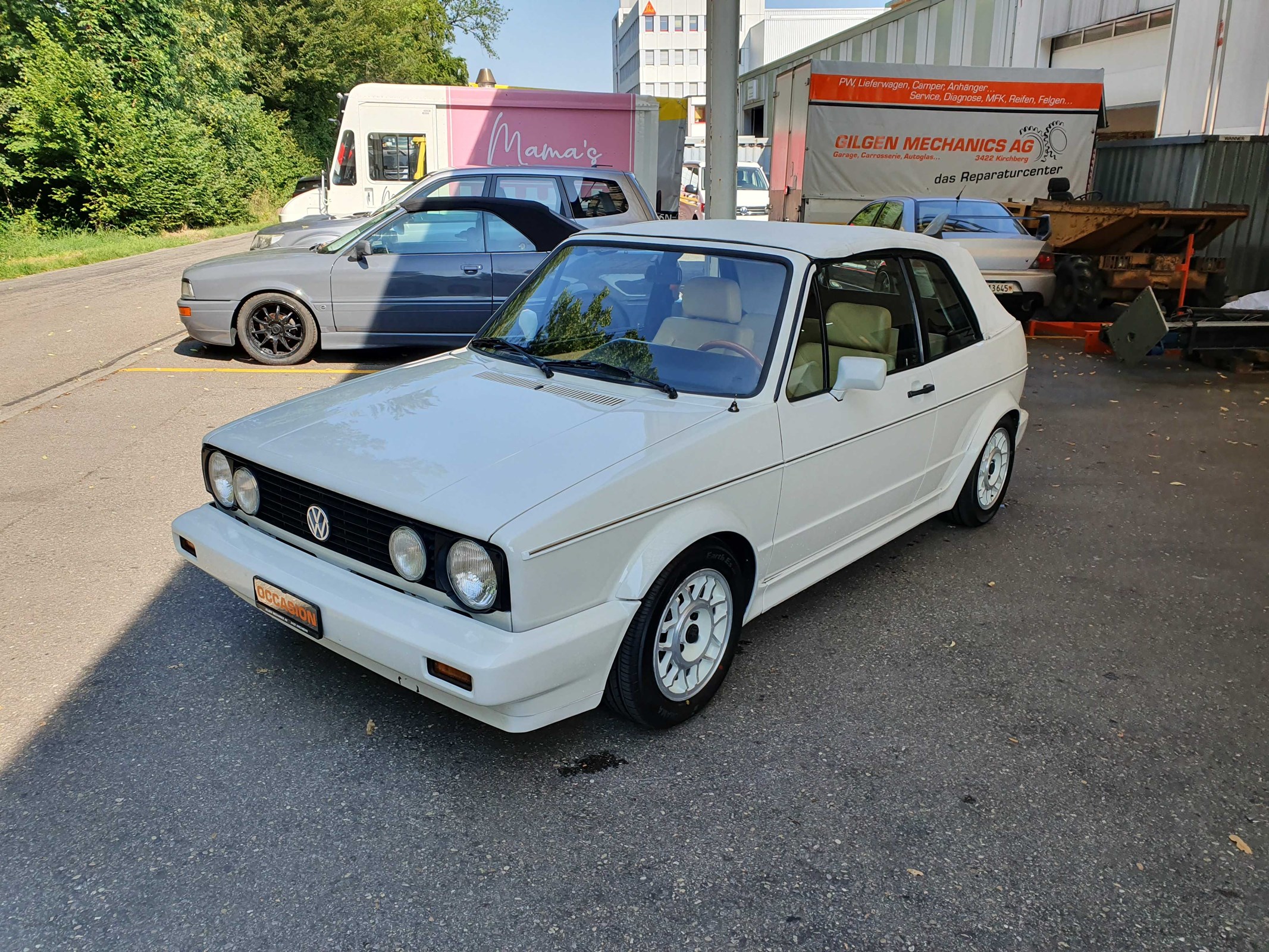 VW Golf Cabriolet 1800 GL Quartett/Special/White