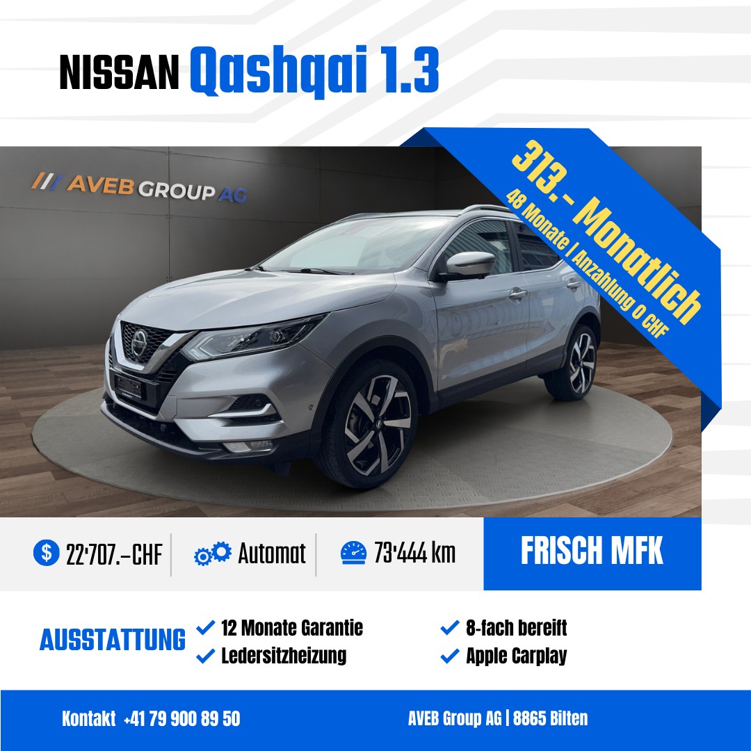 NISSAN Qashqai 1.3 DIG-T tekna DCT