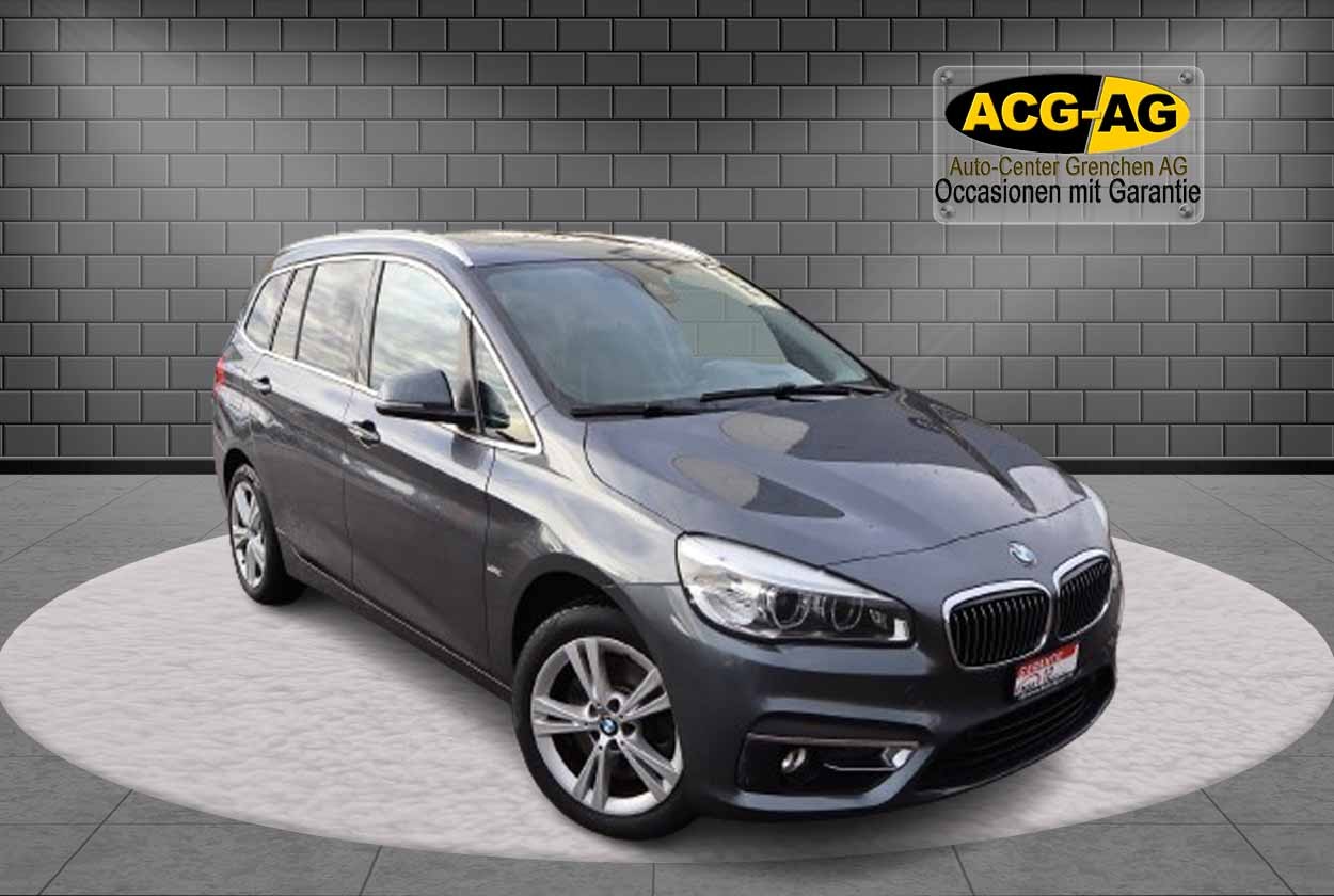 BMW 220d xDrive Gran Tourer Steptronic ** Voll-Leder Ausstattung ** 7-Plätzer ** Panorama Glasdach **